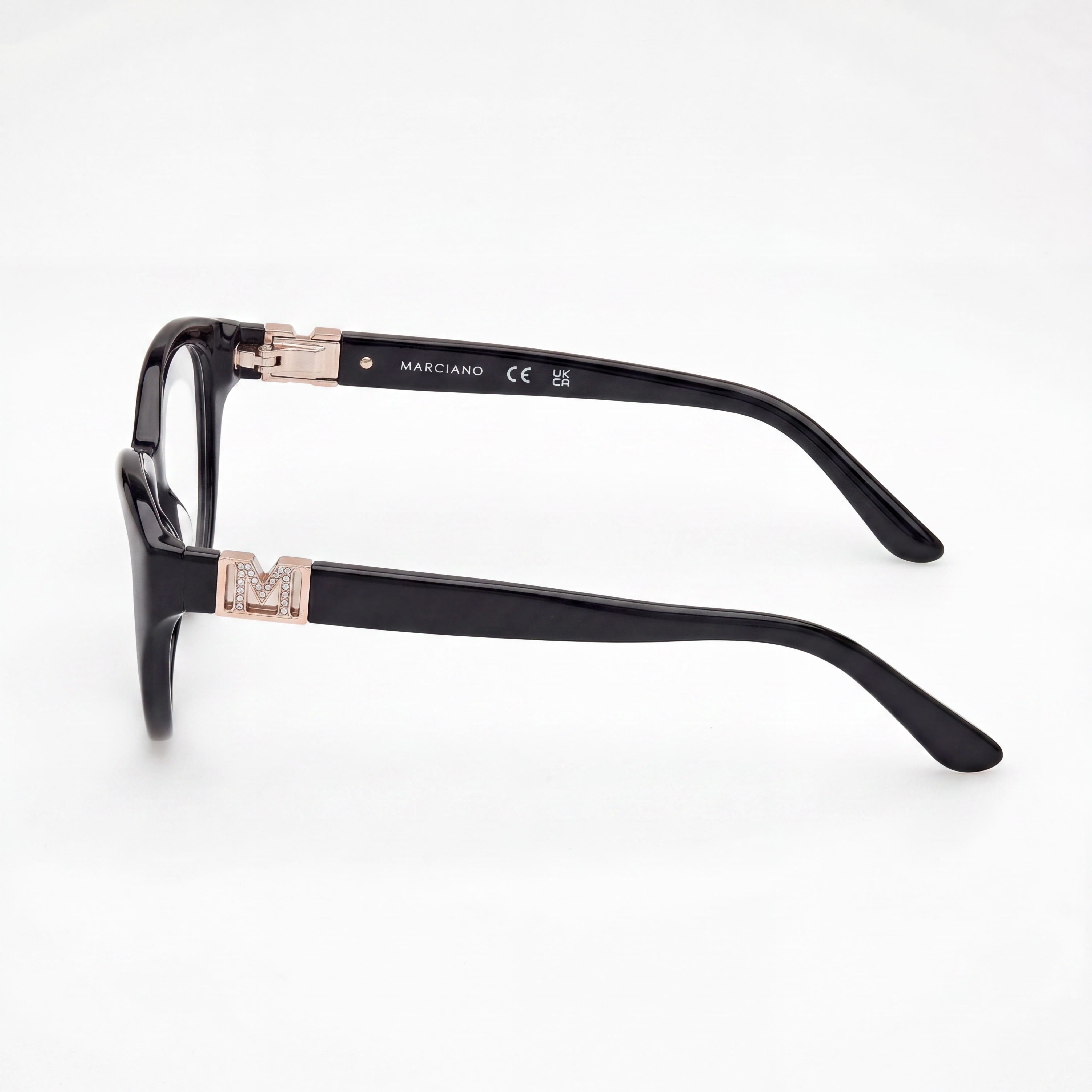 Guess by Marciano Gm50004 Men's Black Plastic Frame Eyewear with Clear Lenses 52-16-140, Photo 2
