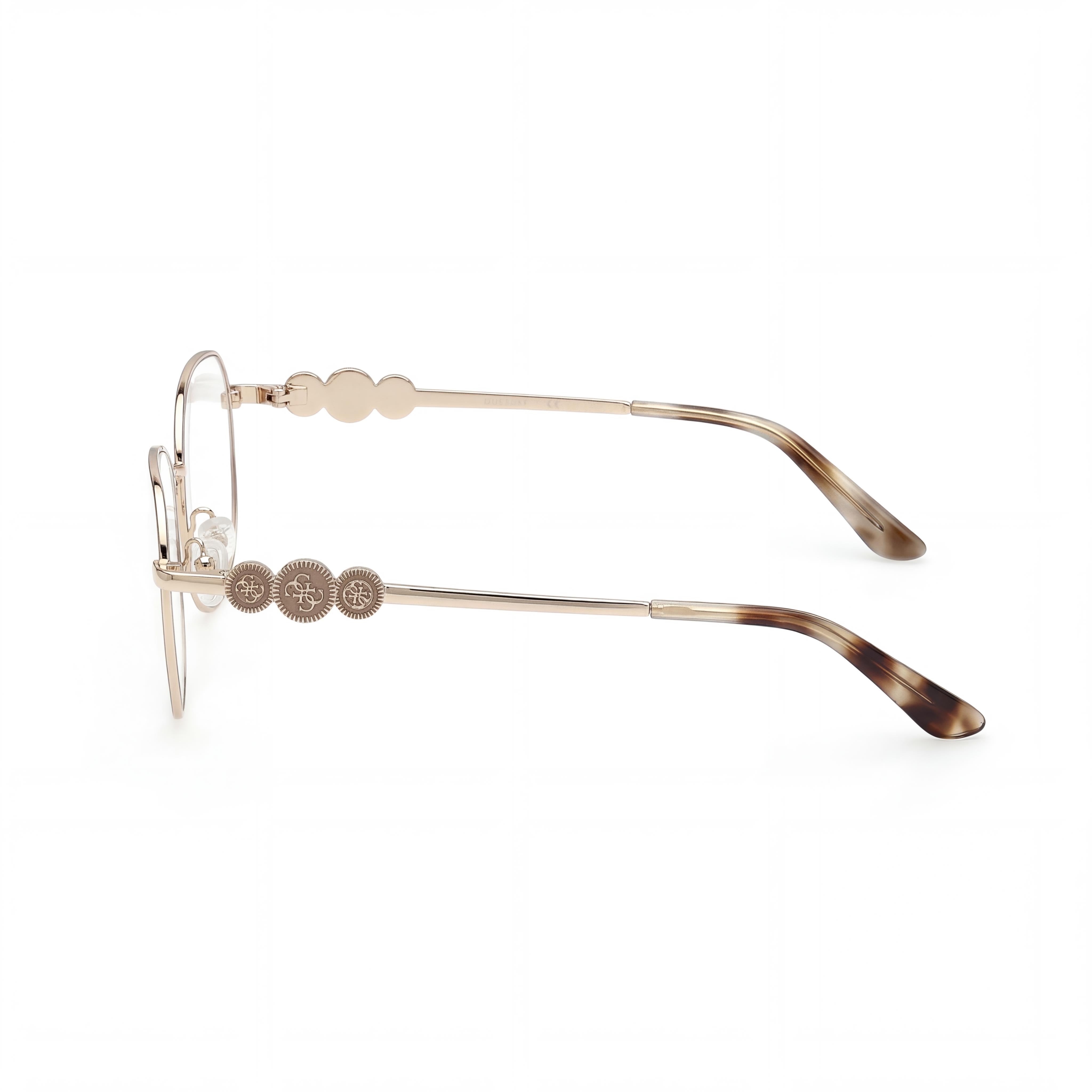 GUESS Gu50256-d Unisex Matte Ivory Frame Polycarbonate Non- Designer Optical Frames Size 52-16-140, Photo 2