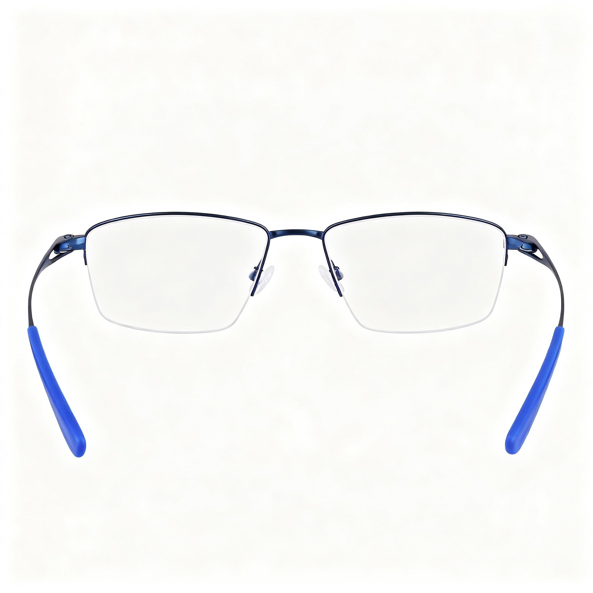 Nike 6045 Men's Titanium Eyeglass Frames Satin Navy 54-17-145, Photo 4