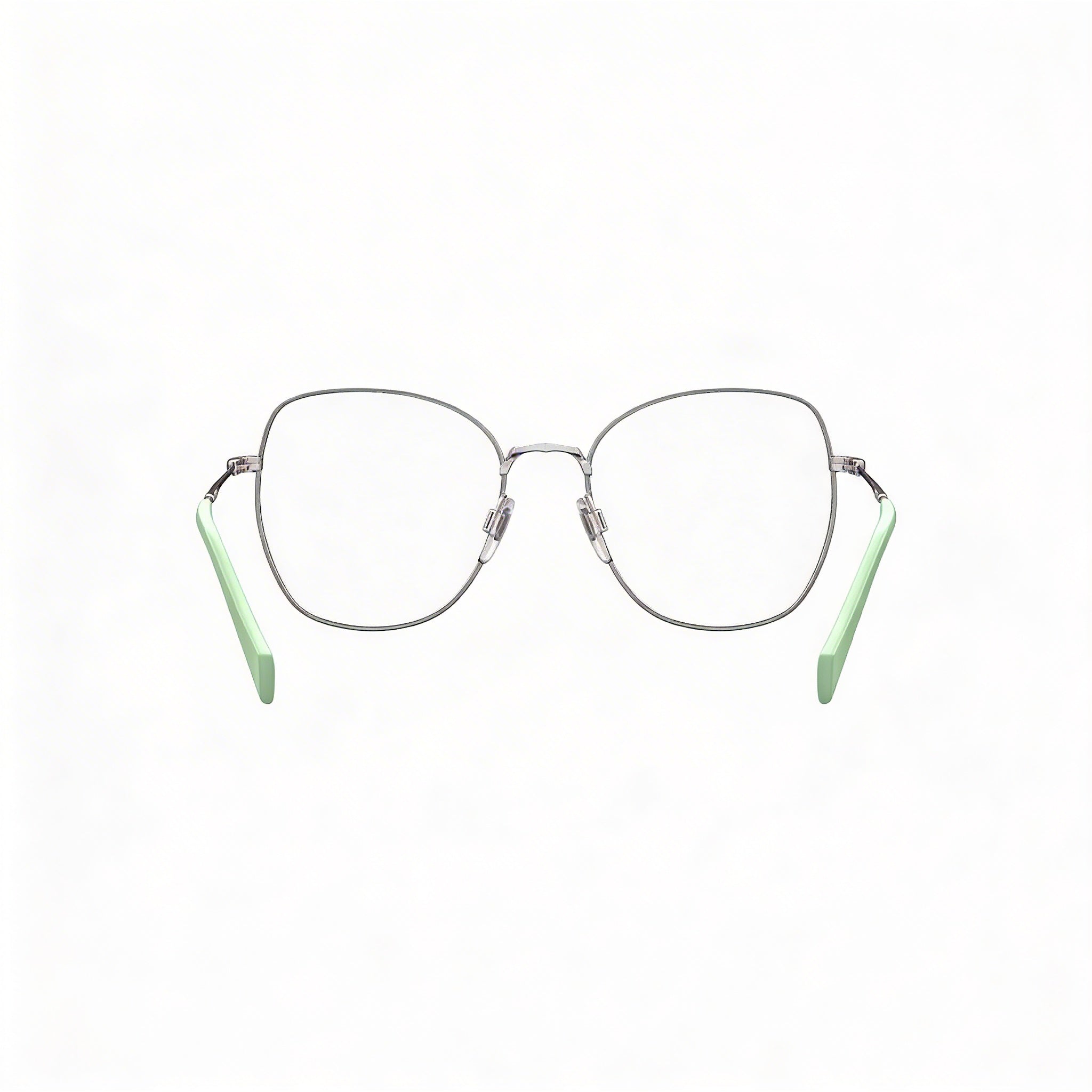 Anteojos Levi's NOT para mujer con montura metálica verde y lentes de plástico (ancho de lente de 52 mm), Photo 3