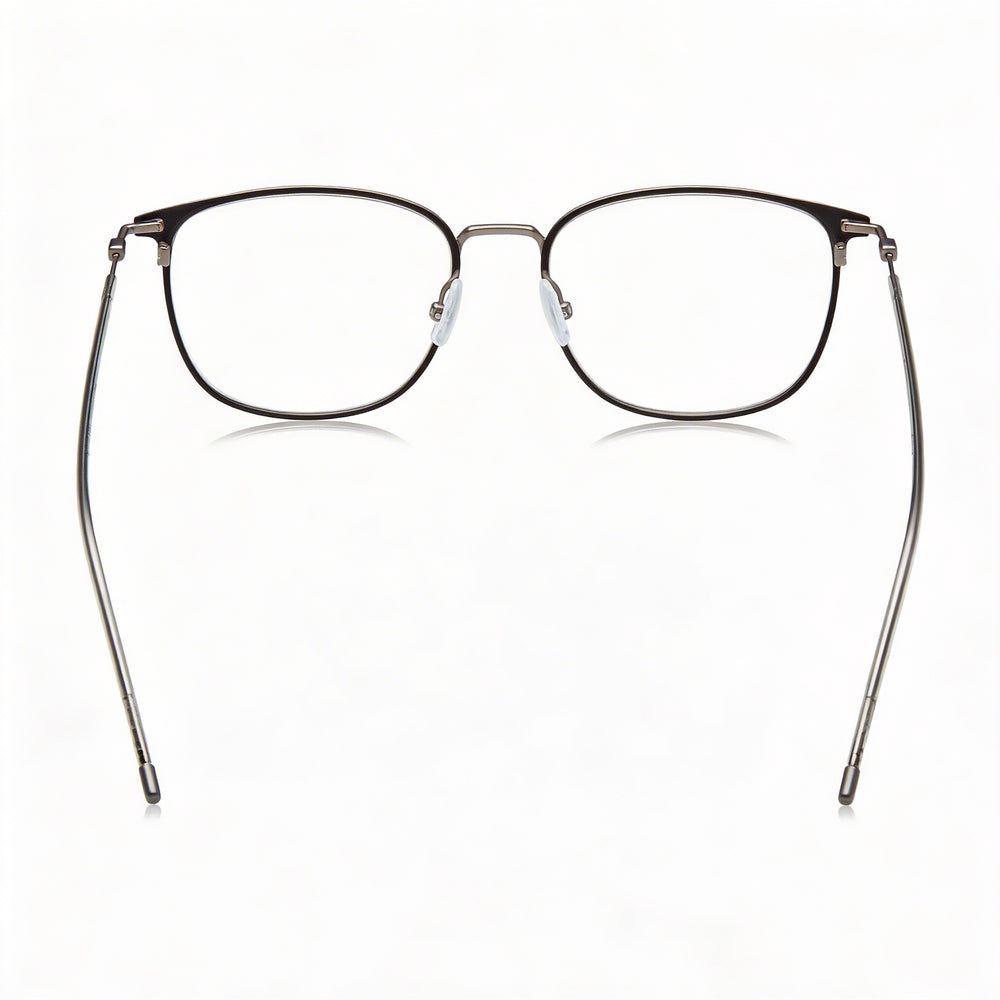 Hugo Boss 1431 Gafas de sol polarizadas casuales unisex de aleación de acero negro mate rutenio oscuro 52 mm