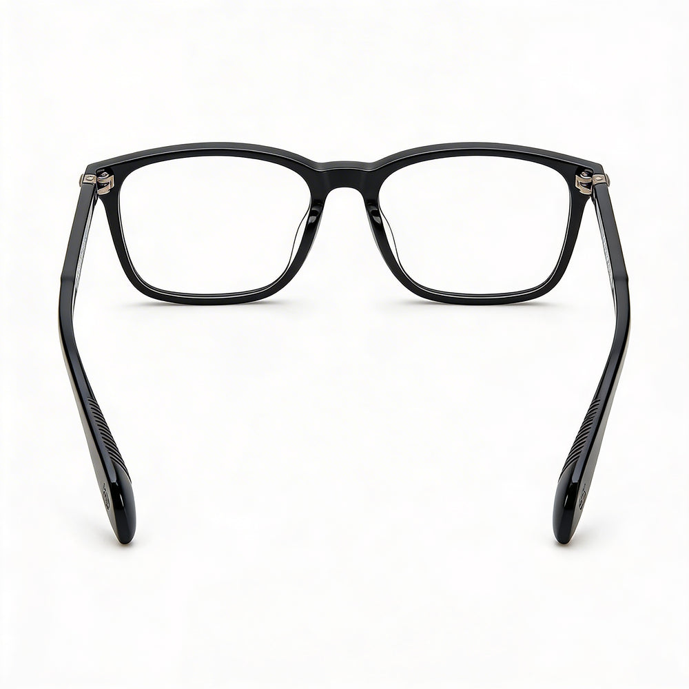 Gafas Unisex rag & bone Rnb 7016 con Montura de Acetato Negro y Lentes de Policarbonato Negro, 53mm Ancho de Lente