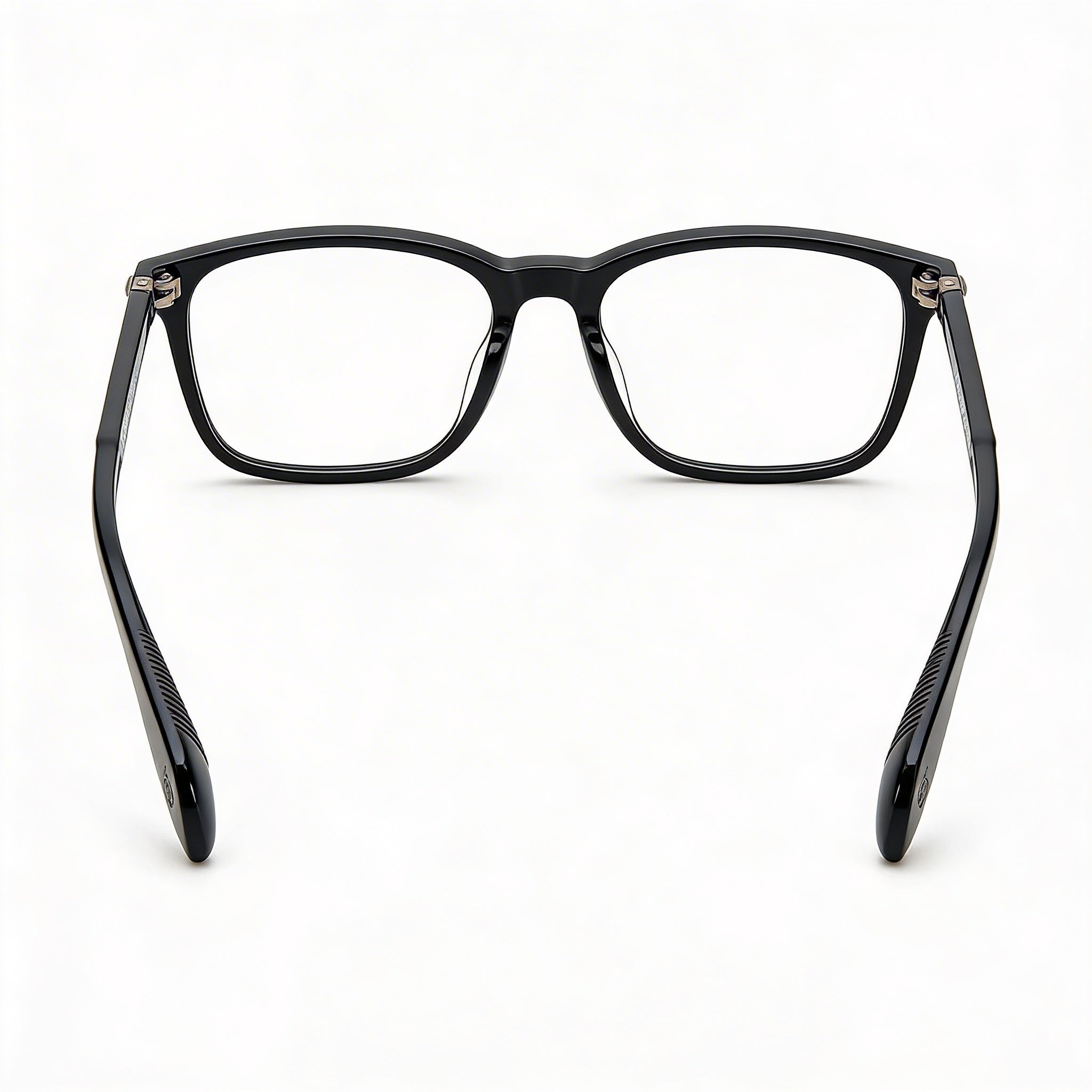 rag & bone Rnb 7016 Unisex Acetate Black Frame Eyewear with Black Polycarbonate Lenses, 53mm Lens Width, Photo 3