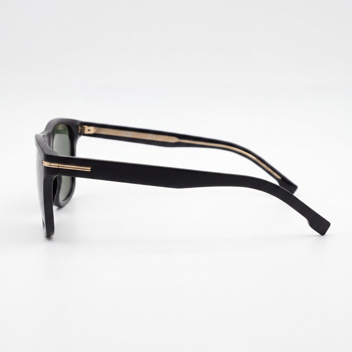 Hugo Boss Women's Boss 1626/S Rectangular Black ECO ACETATE Frame Sunglasses, 100% UV Protection, 55mm, Photo 2