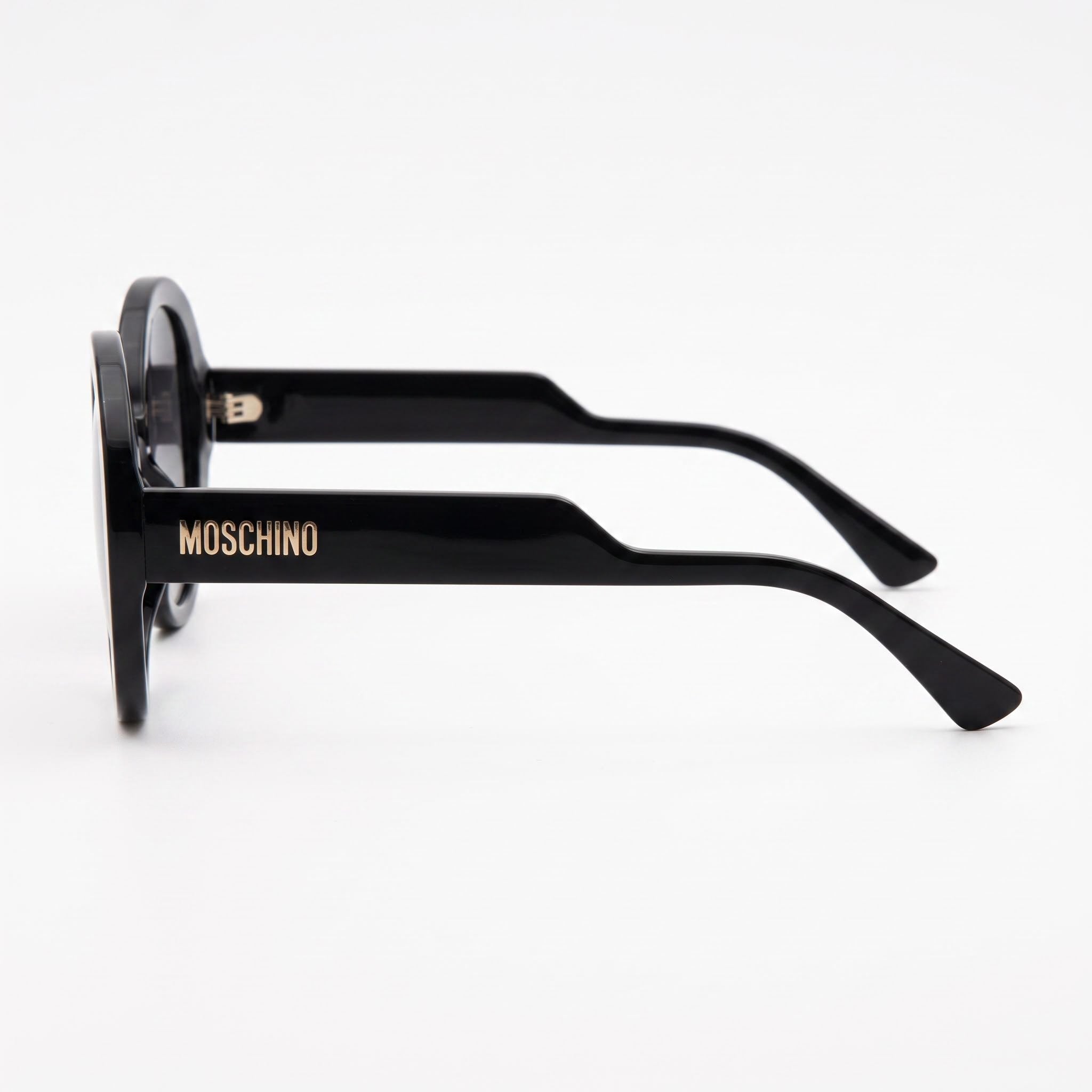 Moschino Mos125/S Women's Black Dark Grey Shaded Plastic Frame Dark Grey Shaded Gradient Non-Polarized UV Lenses 52mm, Photo 2