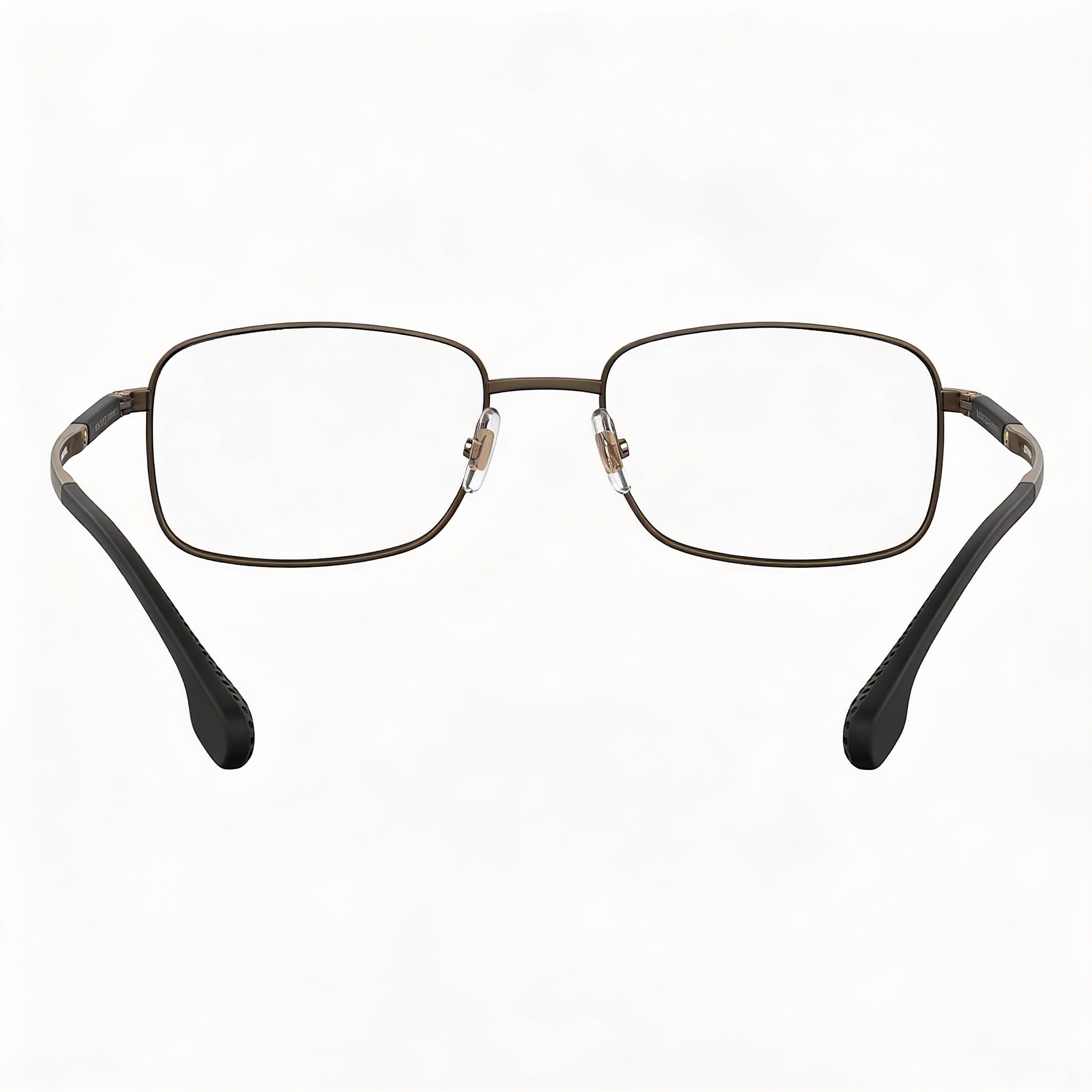 Gafas graduadas Carrera 8848 para hombre, de metal bronce mate, con patillas de metal con memoria y lentes de 55 mm de ancho., Photo 4