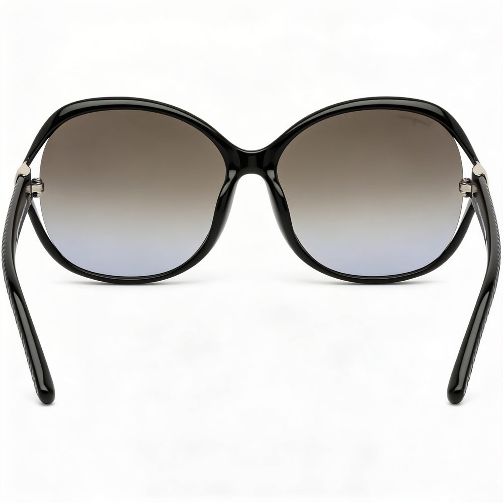 Gafas de sol Salvatore Ferragamo SF770SA para mujer, moda, mariposa, degradado gris, plástico, protección UV 61 mm