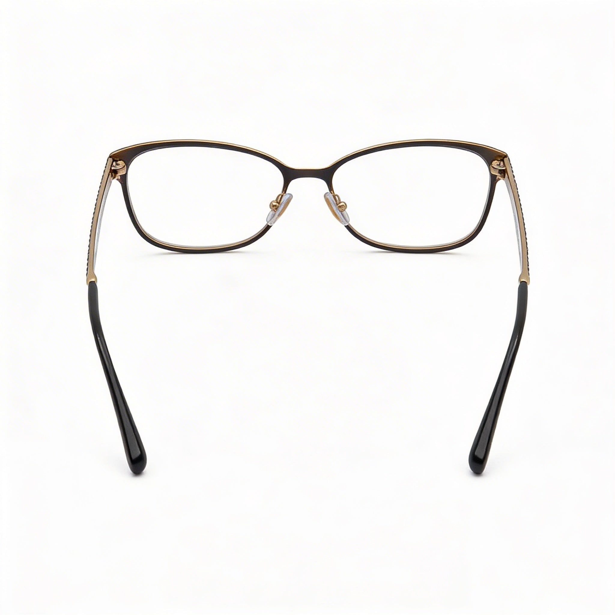 Jimmy Choo Fashion Glasses Women's Rectangular Matte Black Metal with Swarovski Crystal 54-16-145mm, Photo 3