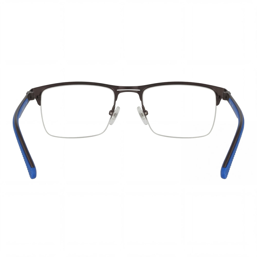 Fila VFI030 Unisex HALF-FRAME Metal Eyeglasses Matte Gunmetal 53mm