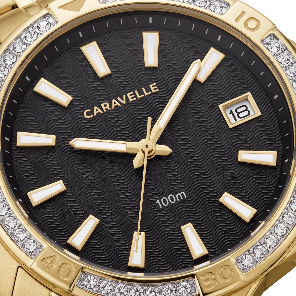 Reloj para mujer Caravelle by Bulova Sport Aqualuxx con 42 cristales decorativos y resistencia al agua de 100 metros, Photo 2