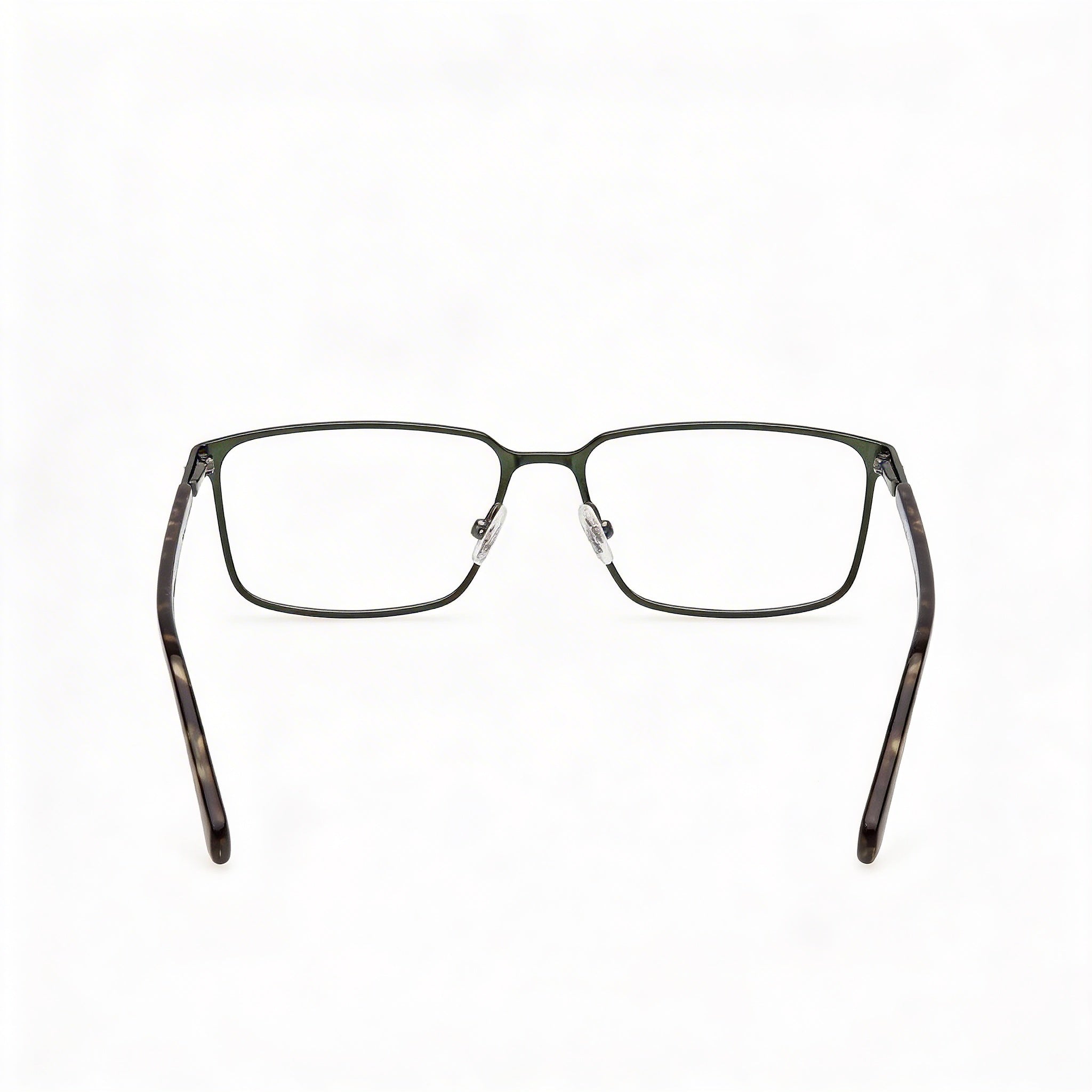 GUESS Gu50244 Gafas Unisex con Montura Metálica con Acabado Verde Oscuro Mate y Brillante, Tamaño 55-16-145mm, Photo 3