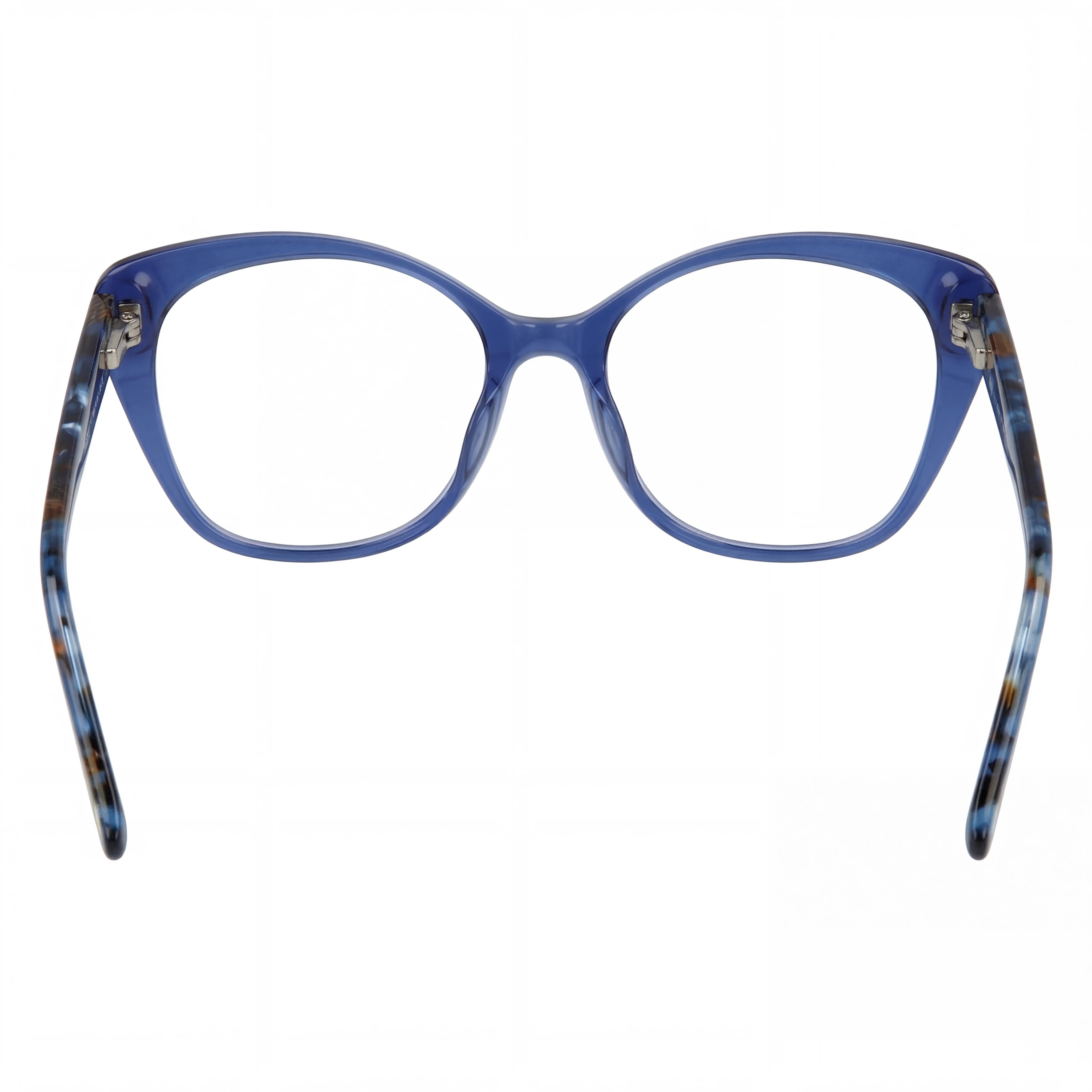 Jones New York J774 Unisex Blue Plastic Frame Sunglasses with Polarized Polycarbonate Lenses 57-18-145, Photo 3