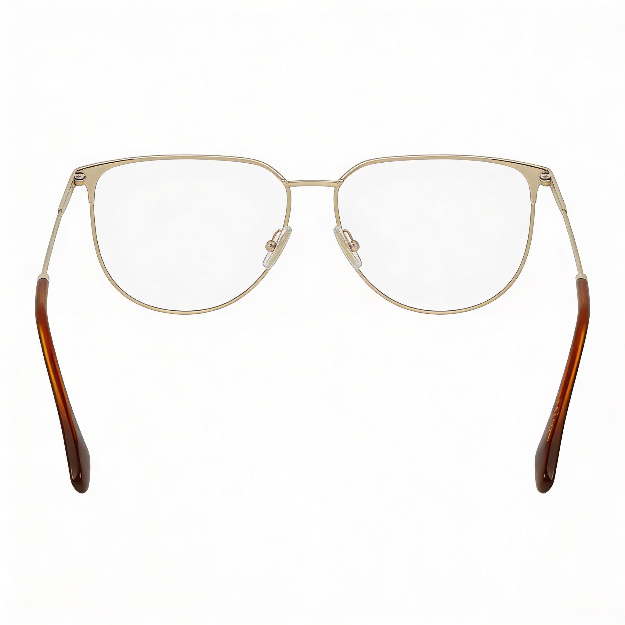 Gafas de sol Victoria Beckham VB2121 modernas para mujer, de metal dorado rosa, estilo ojo de gato, de 55 mm, con lentes transparentes de demostración, aptas para prescripción médica., Photo 3