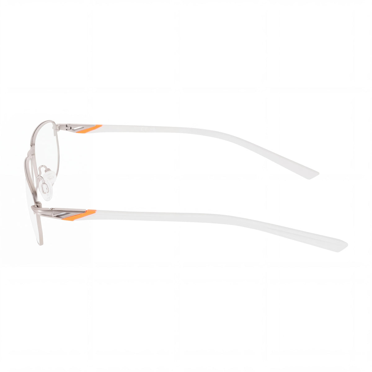 Gafas Nike para hombre 6067 Pilot con montura de titanio, plateado satinado/plateado claro, ancho de lente de 55 mm, Photo 3