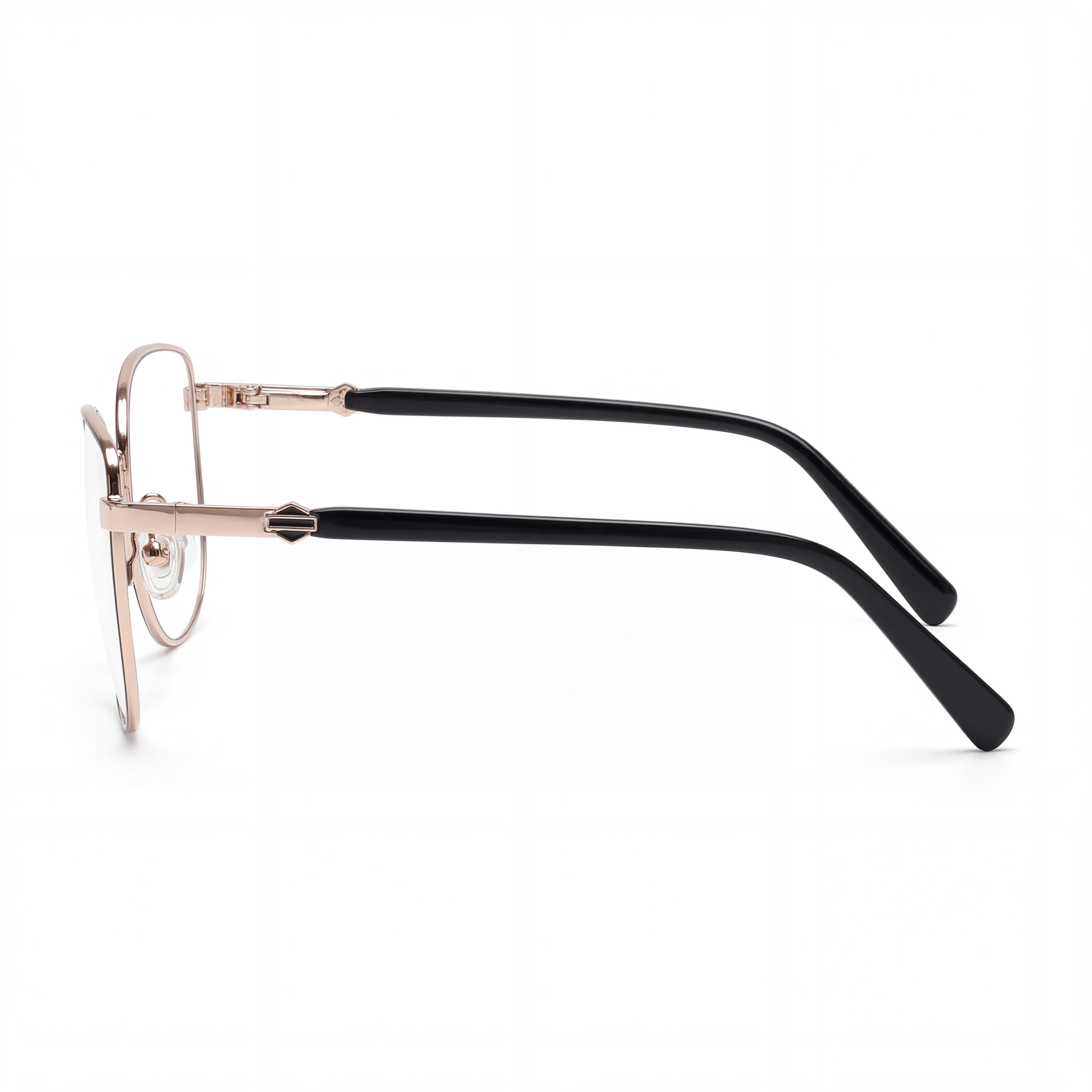 Harley-Davidson Hd0575 Unisexo Montura de metal negro brillante Gafas transparentes con lentes de 53mm, Photo 2