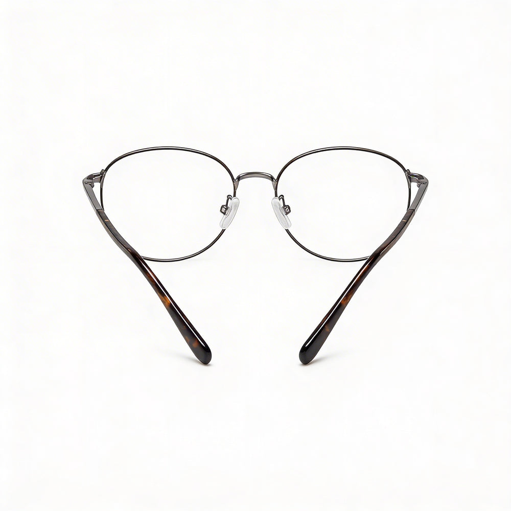 Monturas de gafas de metal para hombre Banana Republic Donn en gris Havana, lente 48 mm, puente 20 mm, patilla 140 mm