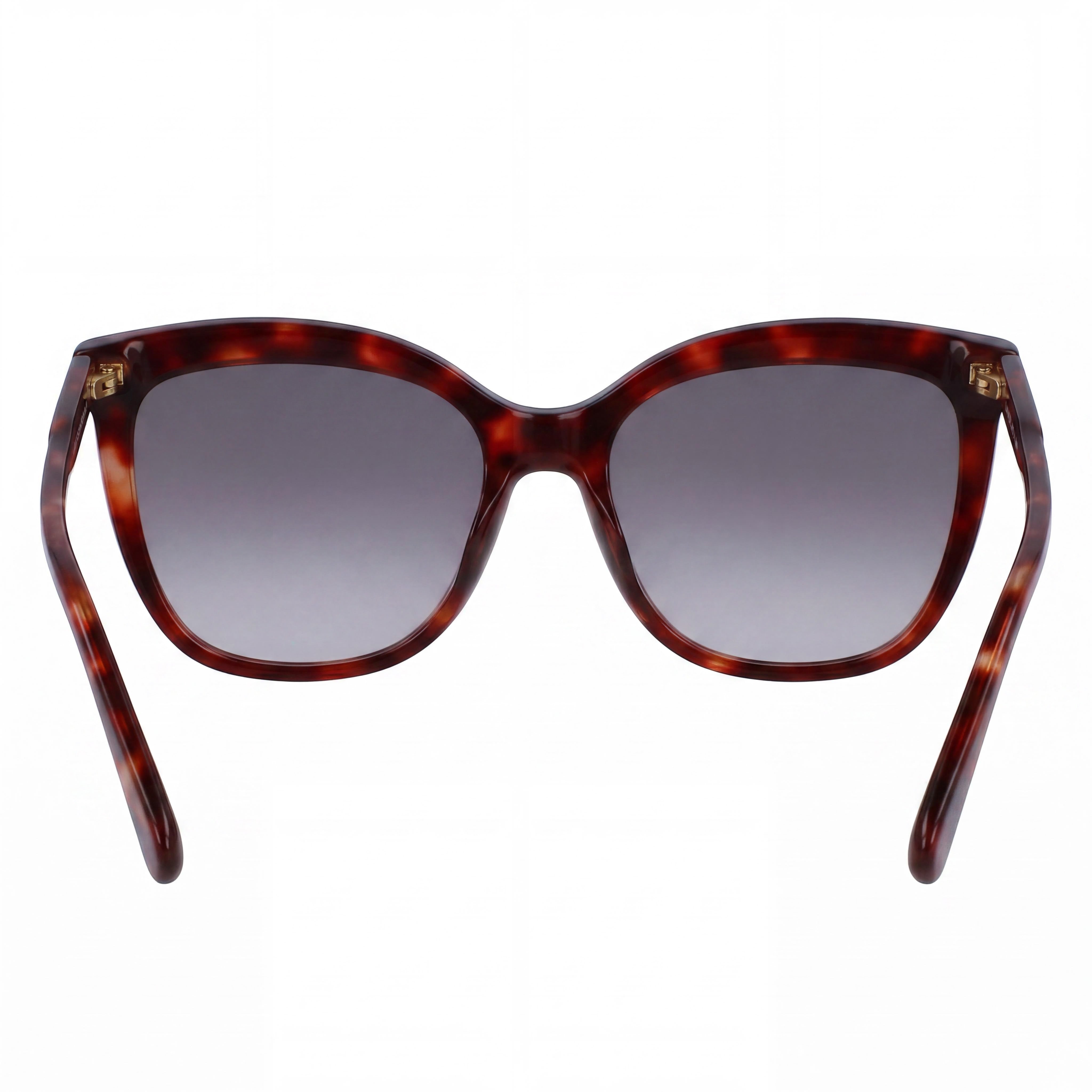Longchamp LO729S Women's Casual Red Havana Propionate Frame Polycarbonate Lens Non-Polarized Sunglasses 55mm, Photo 4