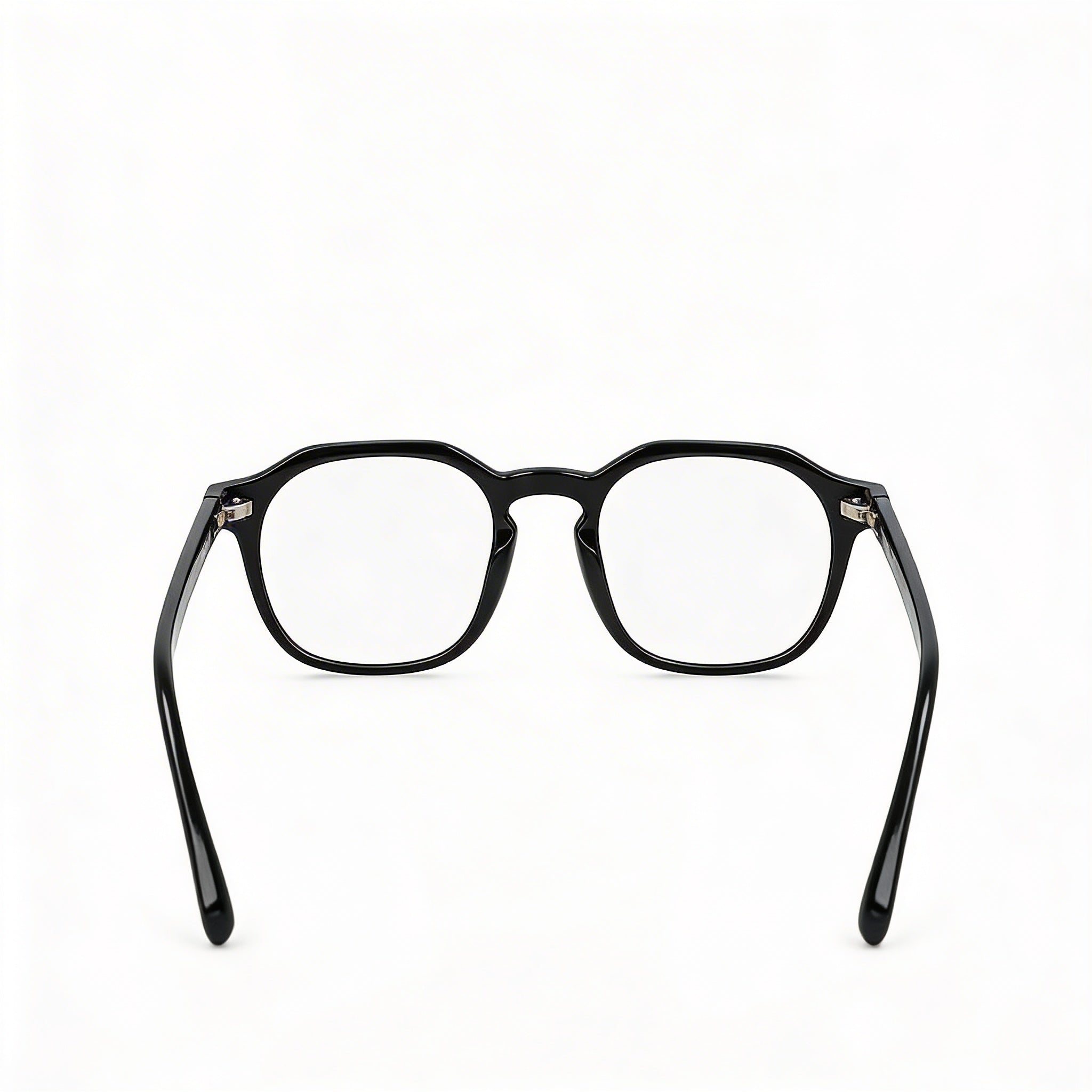 MCALLISTER Mc4535 Men's Black Metal Frame Eyewear with Clear Lenses 48mm Lens Width, Photo 4