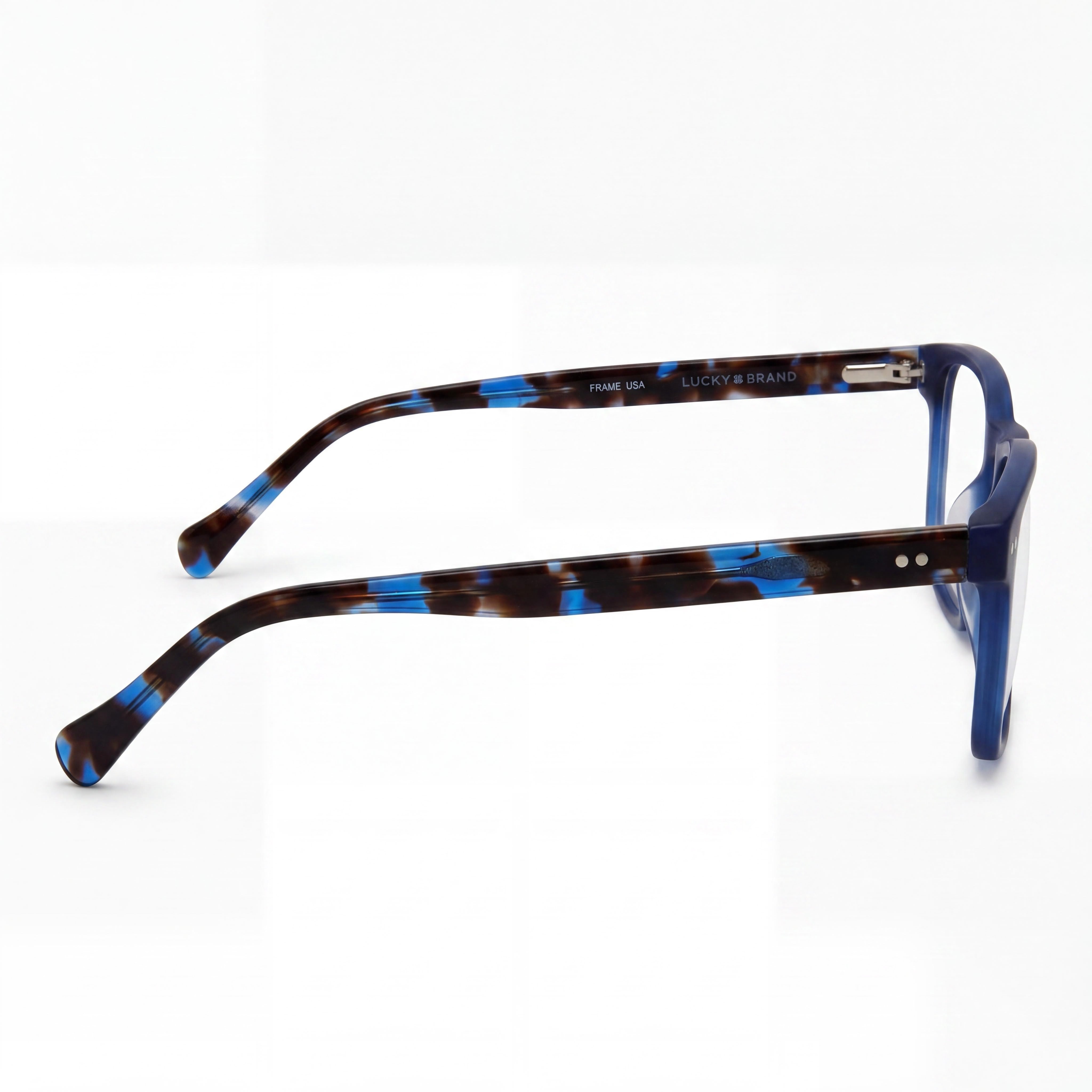 Lucky Brand Vlbd427 Monturas de gafas ligeras azules para hombre, lentes de 52 mm, puente de 19 mm, patillas de 145 mm, Photo 2