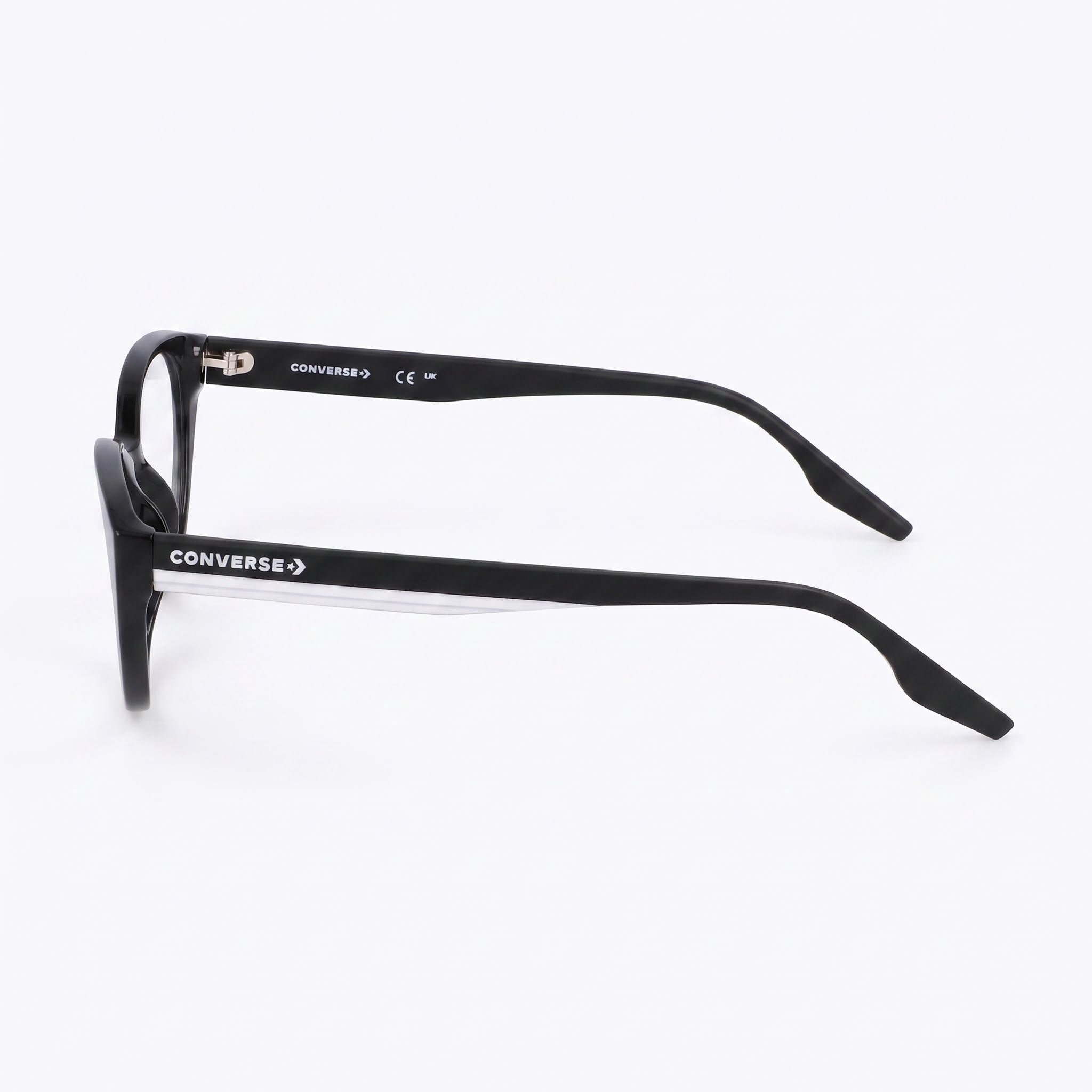 Monturas de gafas oftálmicas negras Converse Cv5112 para mujer - Ancho de lente 52 mm, Ancho de puente 18 mm, Longitud de patilla 140 mm, Photo 3