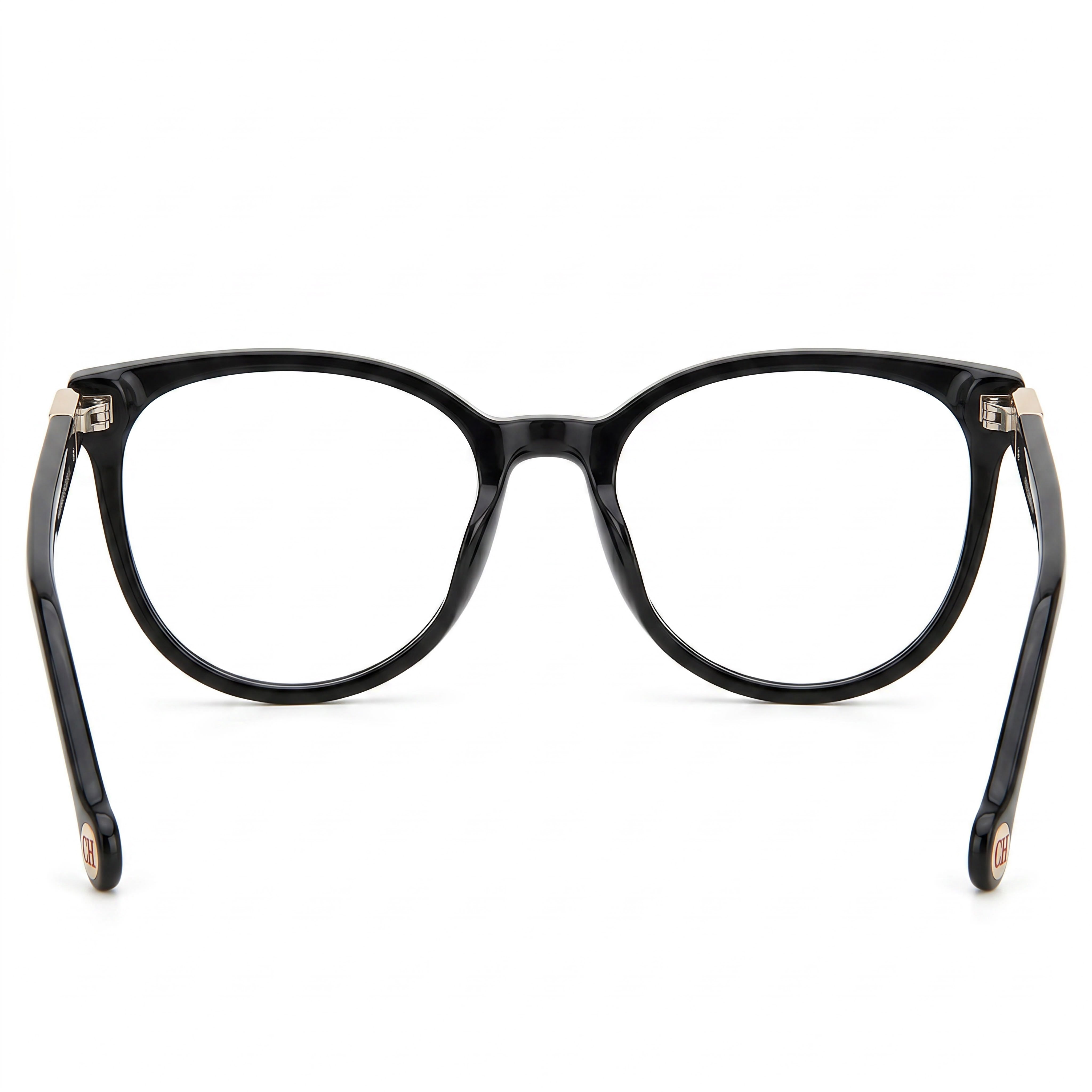 Carolina Herrera HER 0156 Unisex Sunglasses with Multicolored Acetate Frame and Black Lenses 53mm, Photo 3