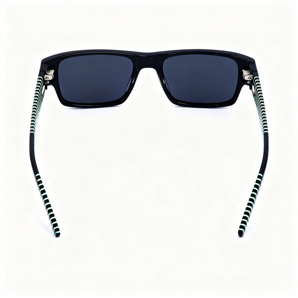 Gafas de sol Tommy Hilfiger Modern Preppy para hombre, montura de acetato azul, policarbonato no polarizado, 56-19-140