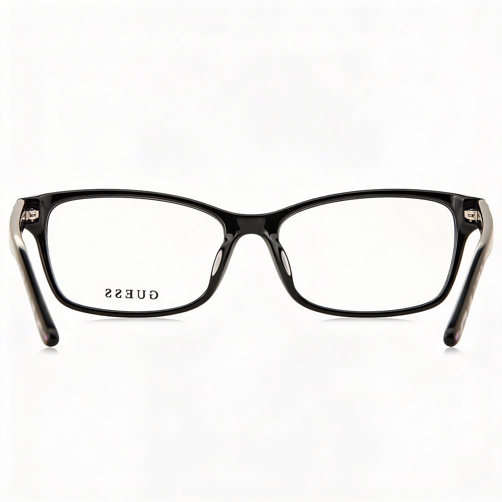 Gafas clásicas GUESS de mujer con montura de plástico en animal brillo, 51-16-140mm