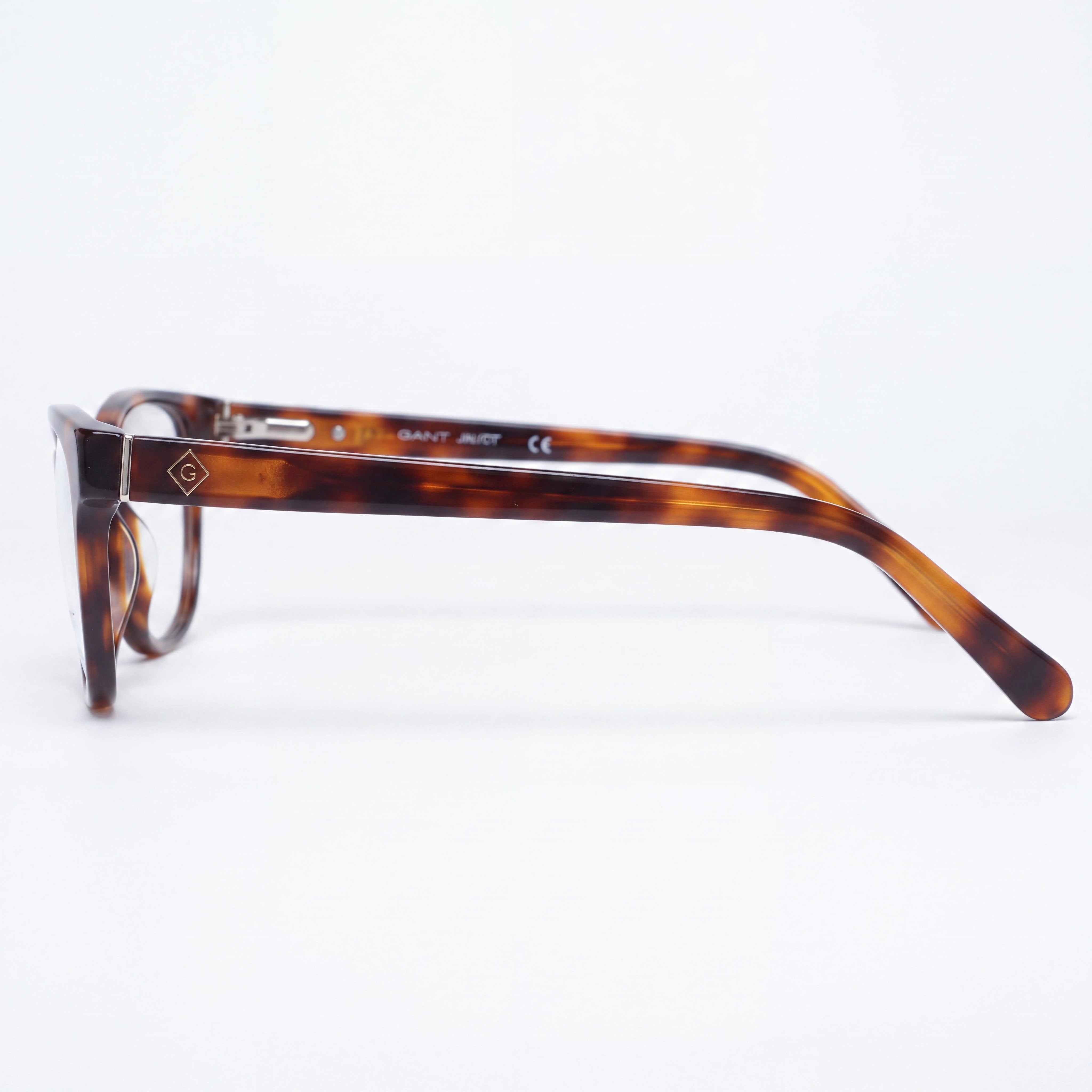 Gafas para mujer GANT Modern con montura de plástico Havanna y lentes transparentes (ancho de lente 55 mm), Photo 2