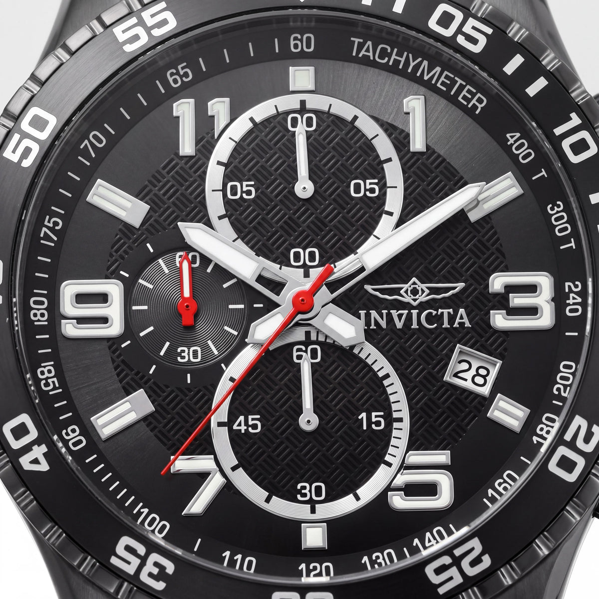 Invicta Men's Casual Gunmetal Stainless Steel Chronograph Watch 45mm, Photo 2