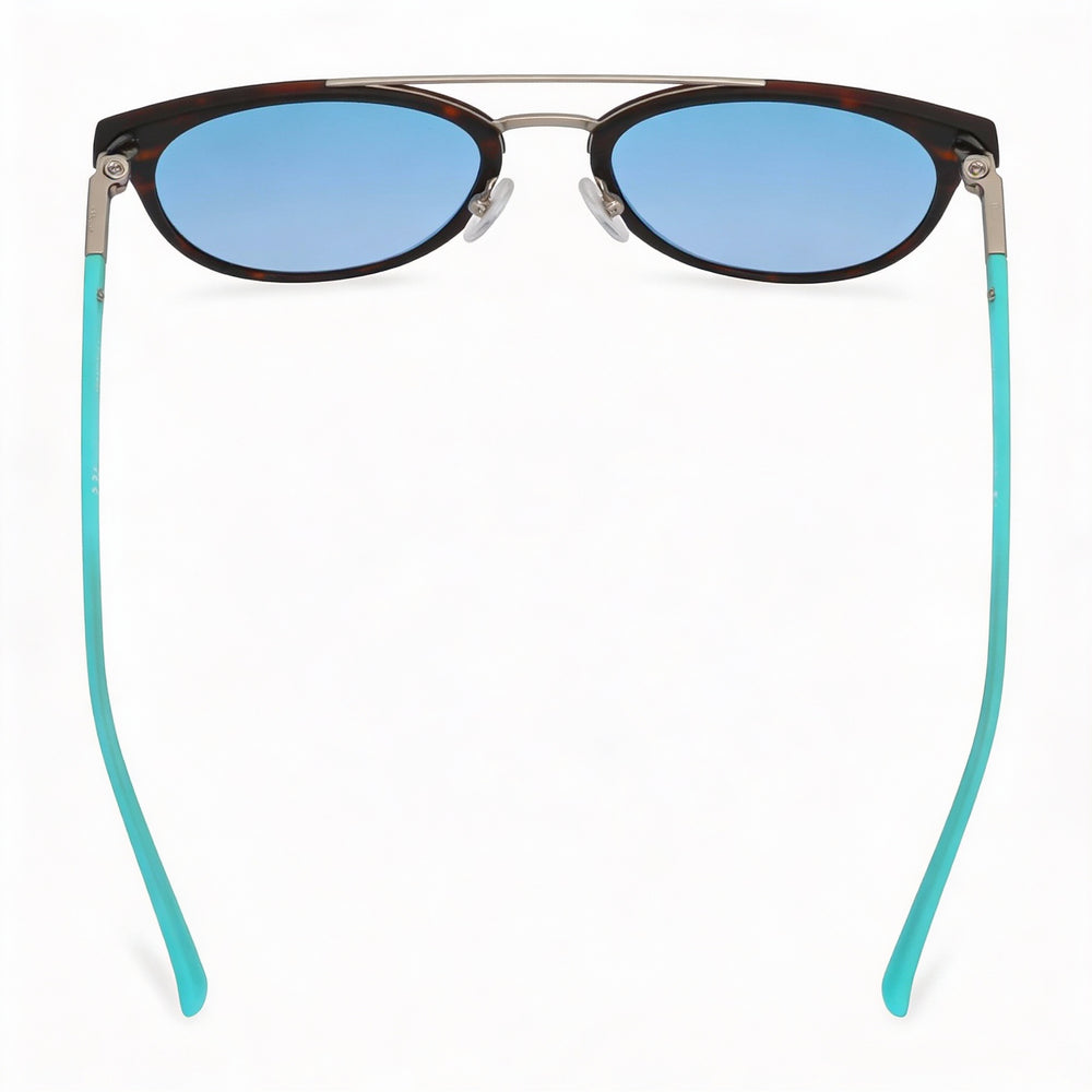 Gafas de sol GUESS Gu3021 para mujer, color habana oscuro, con montura de plástico, antirreflejos, no polarizadas y protección UV, 56 mm