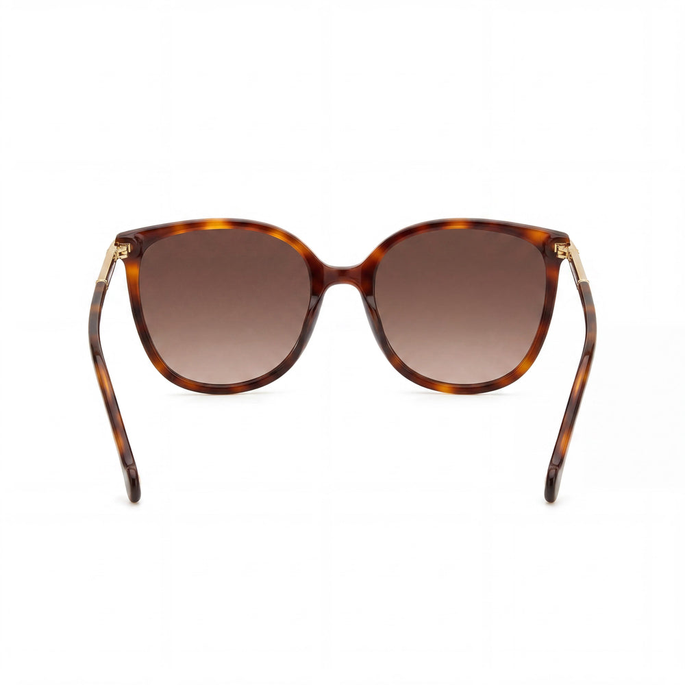 Carolina Herrera Modern Women's Acetate Sunglasses with Brown Havana Frame and Brown Shaded Non-Polarized Lenses 55mm