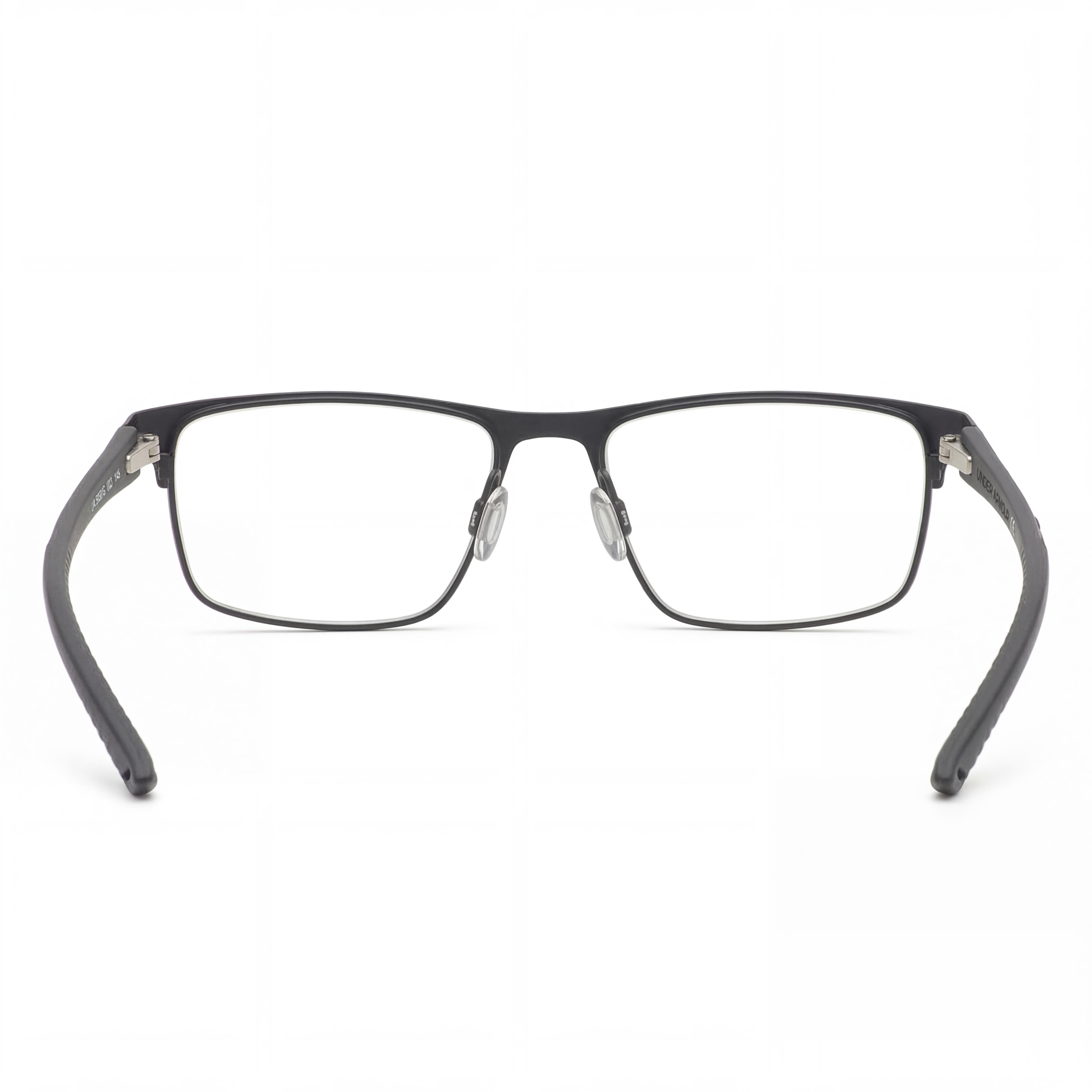 Gafas de sol Under Armour casuales para hombre, con montura de acero de aleación negro mate y lentes no polarizadas 54-17-145mm, Photo 3