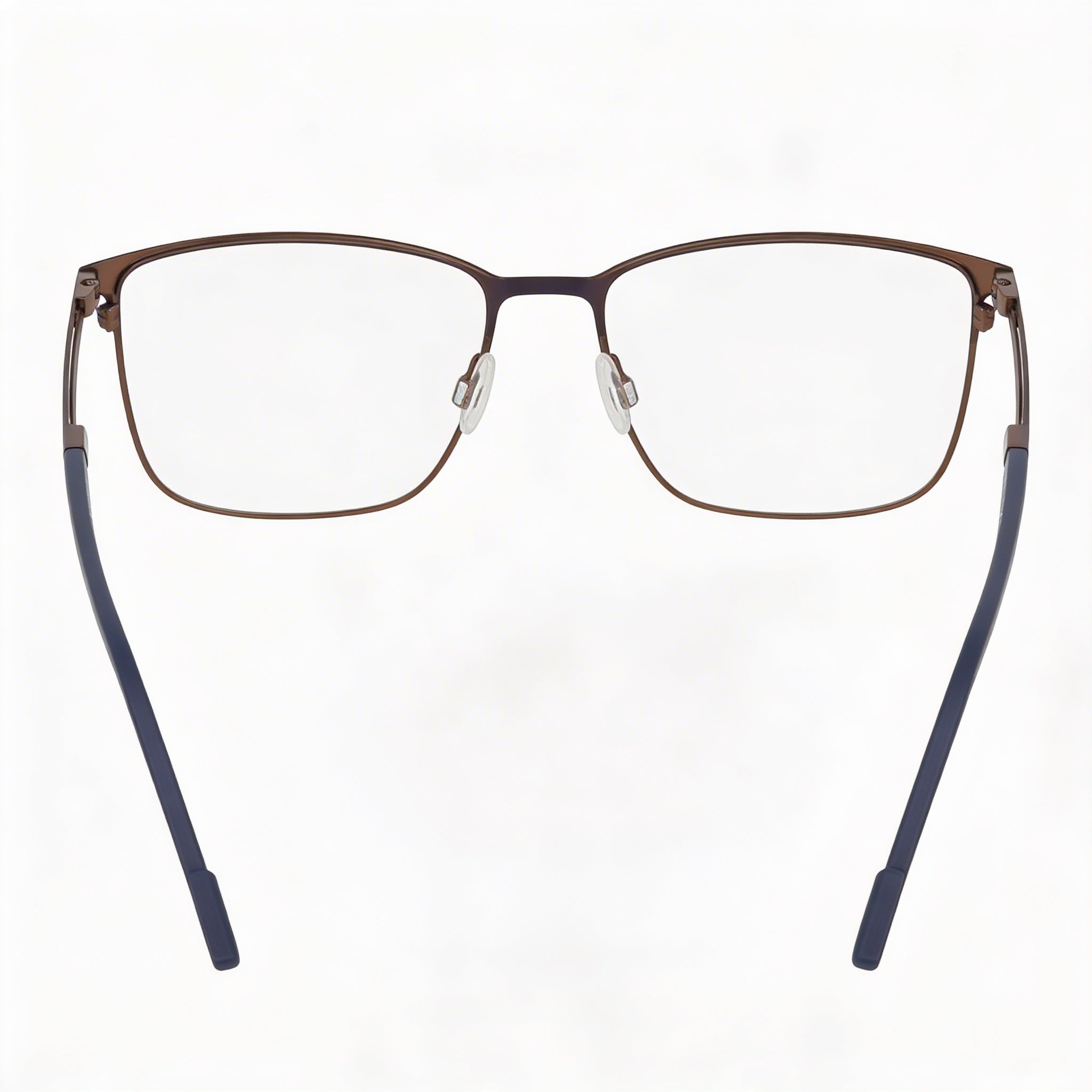 Flexon E1160 Unisex Acetate Eyeglasses with Matte Navy Blue Frame Color and 57mm Lens Width, Photo 4