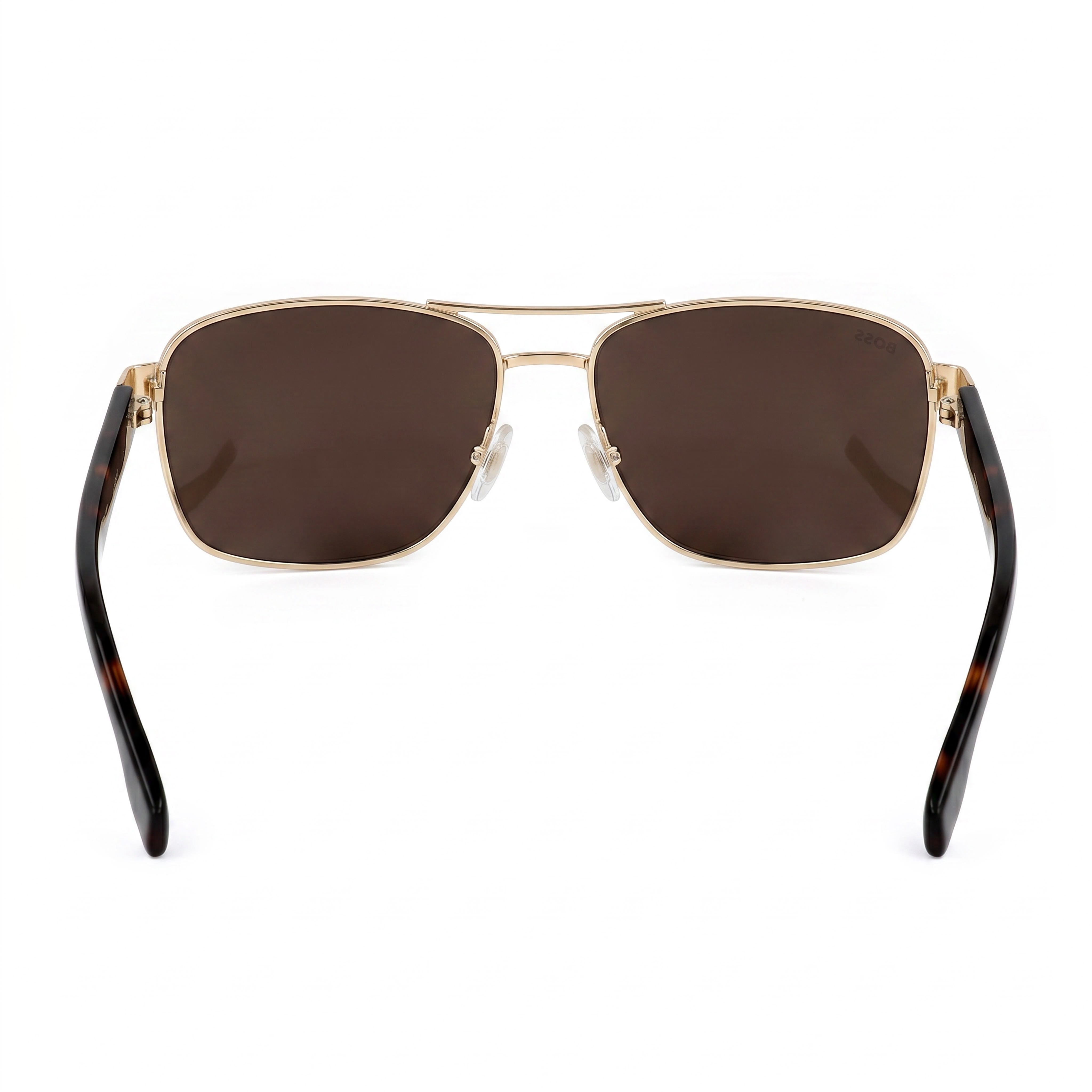 Gafas de sol polarizadas de metal para hombre Hugo Boss 1559/O/S, montura dorada marrón, lentes marrones, protección 100% UV, 60 mm, Photo 4