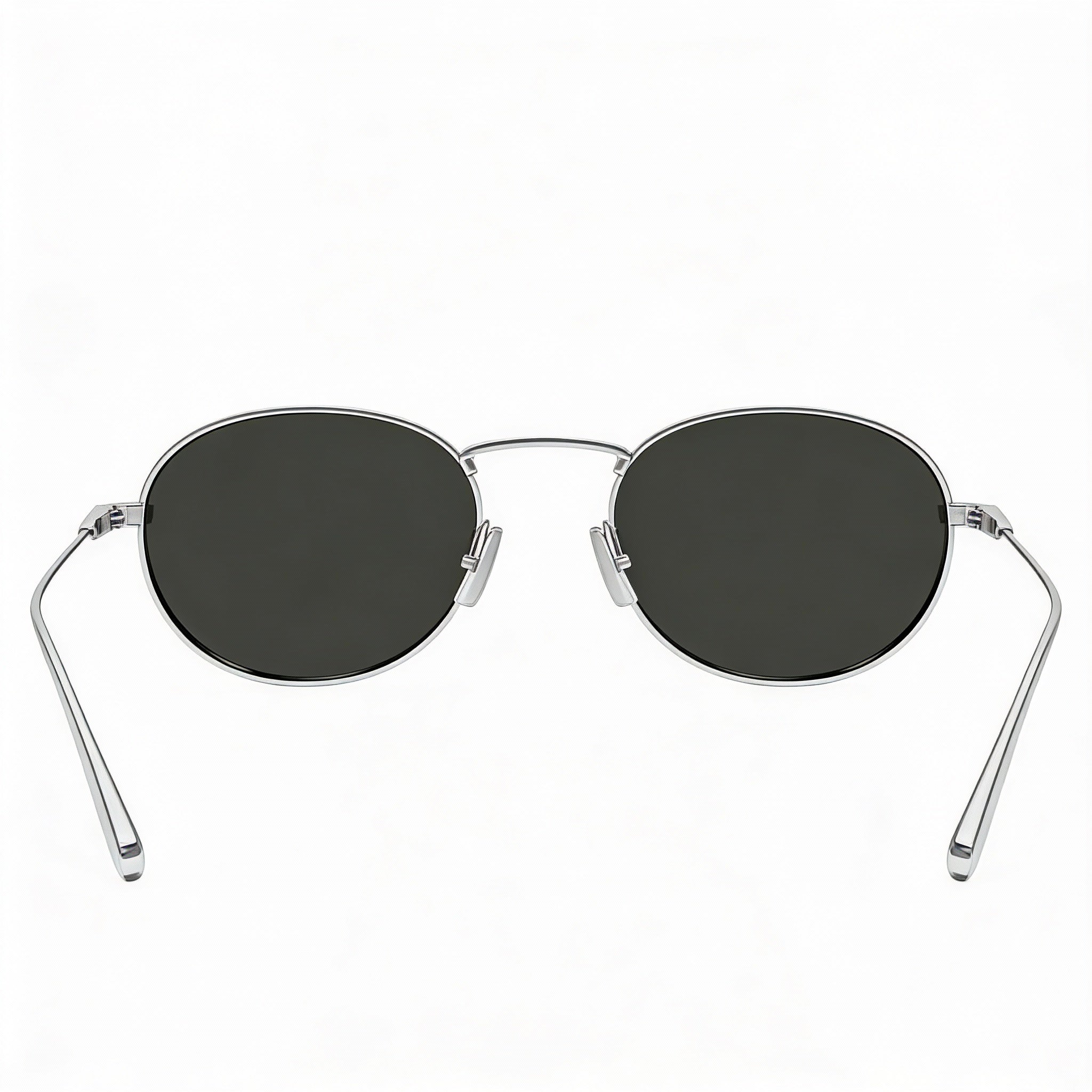 Saint Laurent Sl 799-002 Women's Silver Grey Metal Frame Black Lens Polarized Sunglasses 52mm, Photo 3