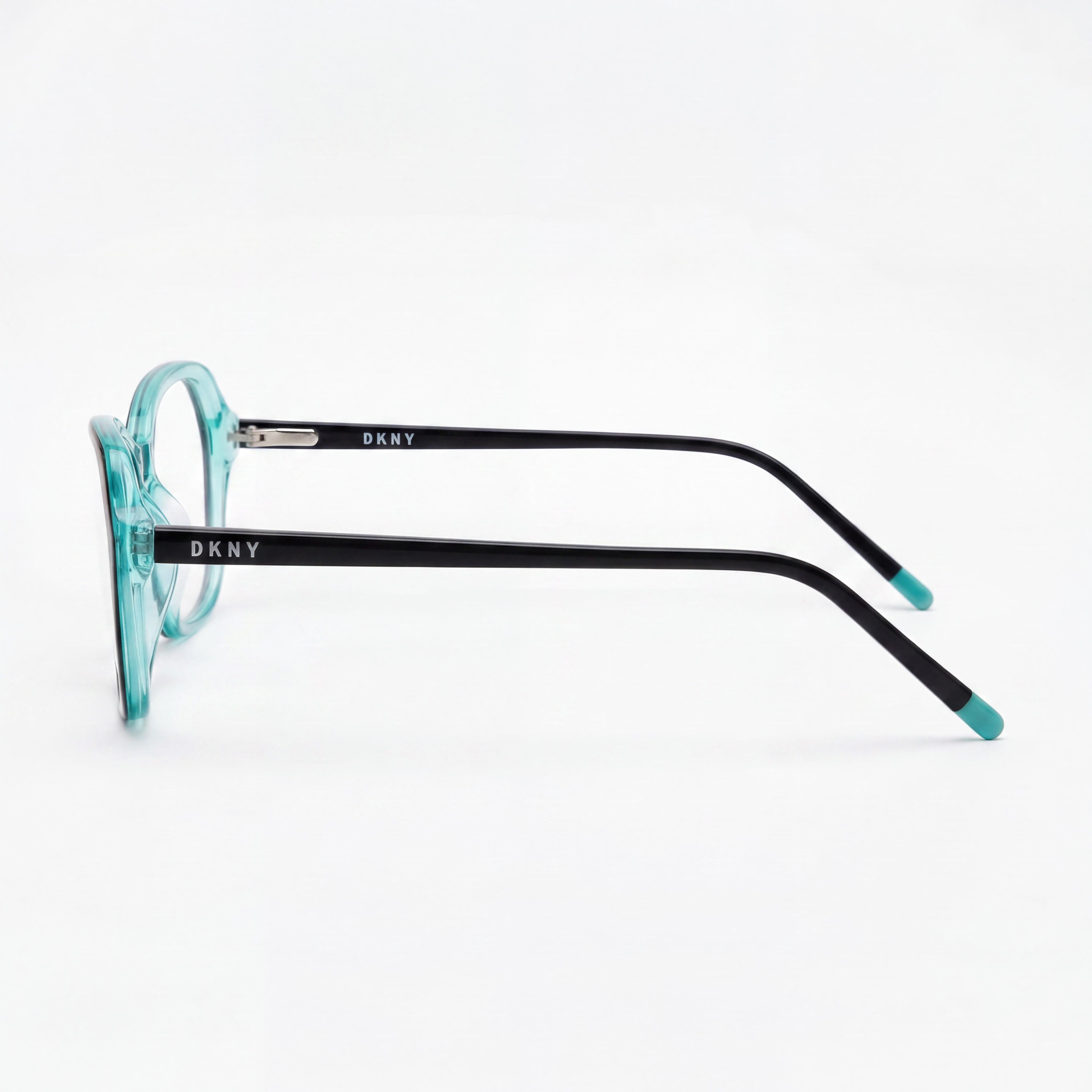 Gafas de sol unisex modernas DKNY con montura negra aguamarina y lentes de policarbonato, talla 52-17-135, Photo 3