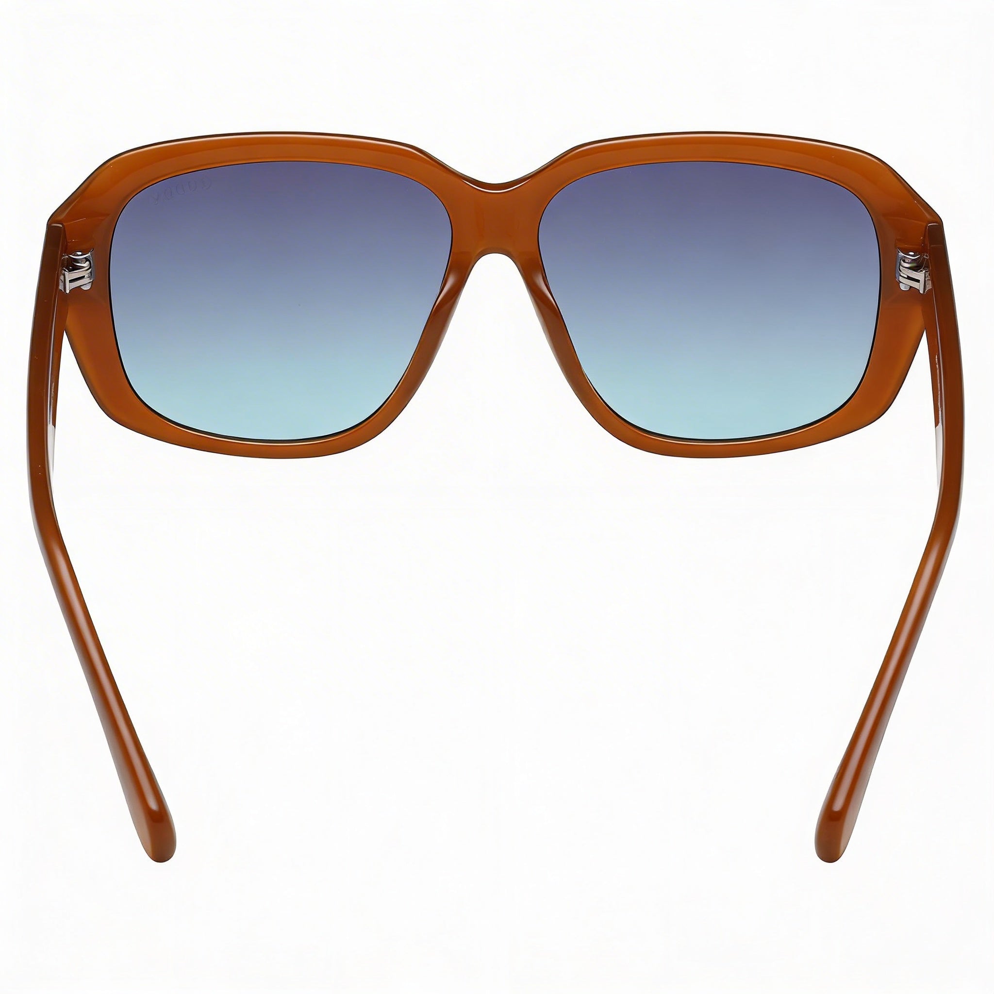 Gafas de sol Guess Cat Eye GU8233 para mujer, montura de plástico naranja, degradado azul, protección UV, 58 mm, Photo 3
