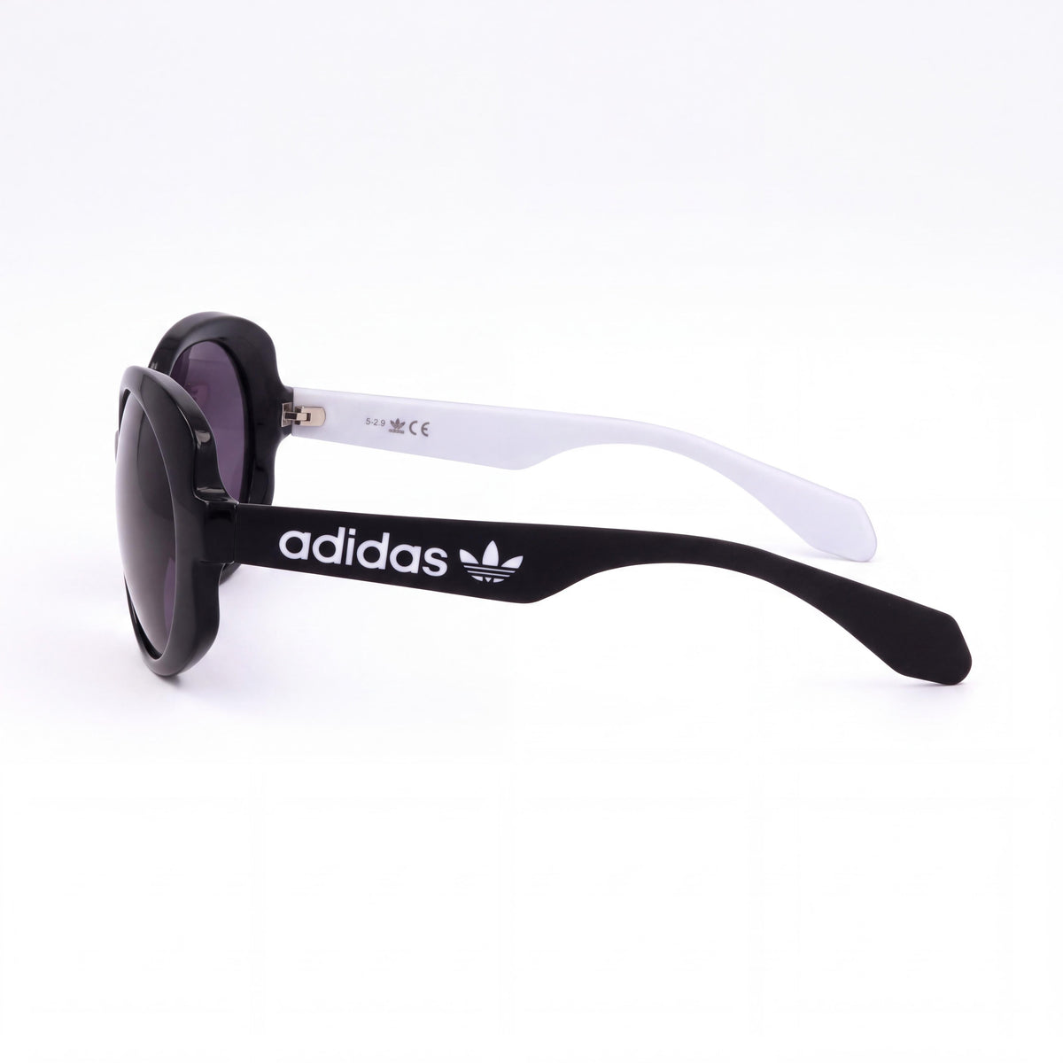 Gafas de Sol adidas Or0020 de Mujer con Marco de Plástico Brillante Negro Ahumado Lente de Policarbonato Gris Degradado con Protección UV de 56mm, Photo 2