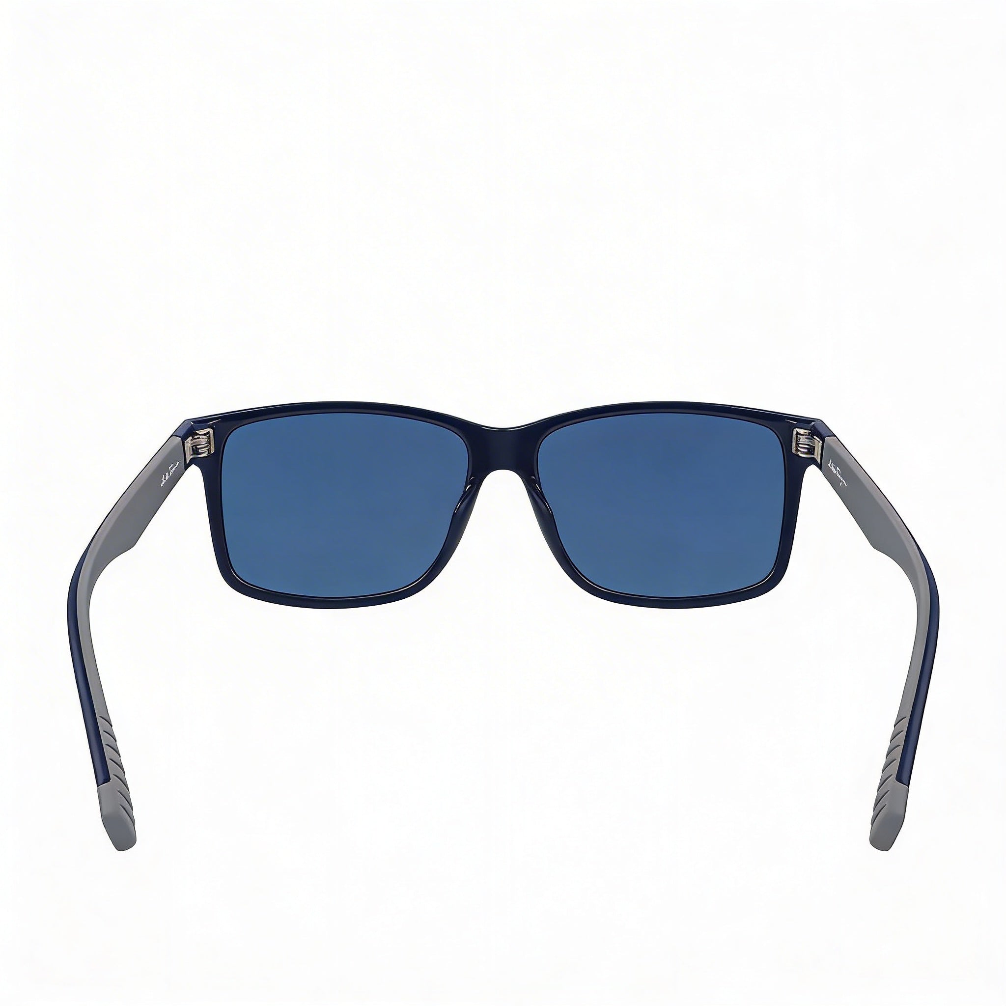 Salvatore Ferragamo Classic Women's Rectangular Blue Grey Plastic Frame Grey Lens 57mm Non-Polarized UV Protection Sunglasses, Photo 3