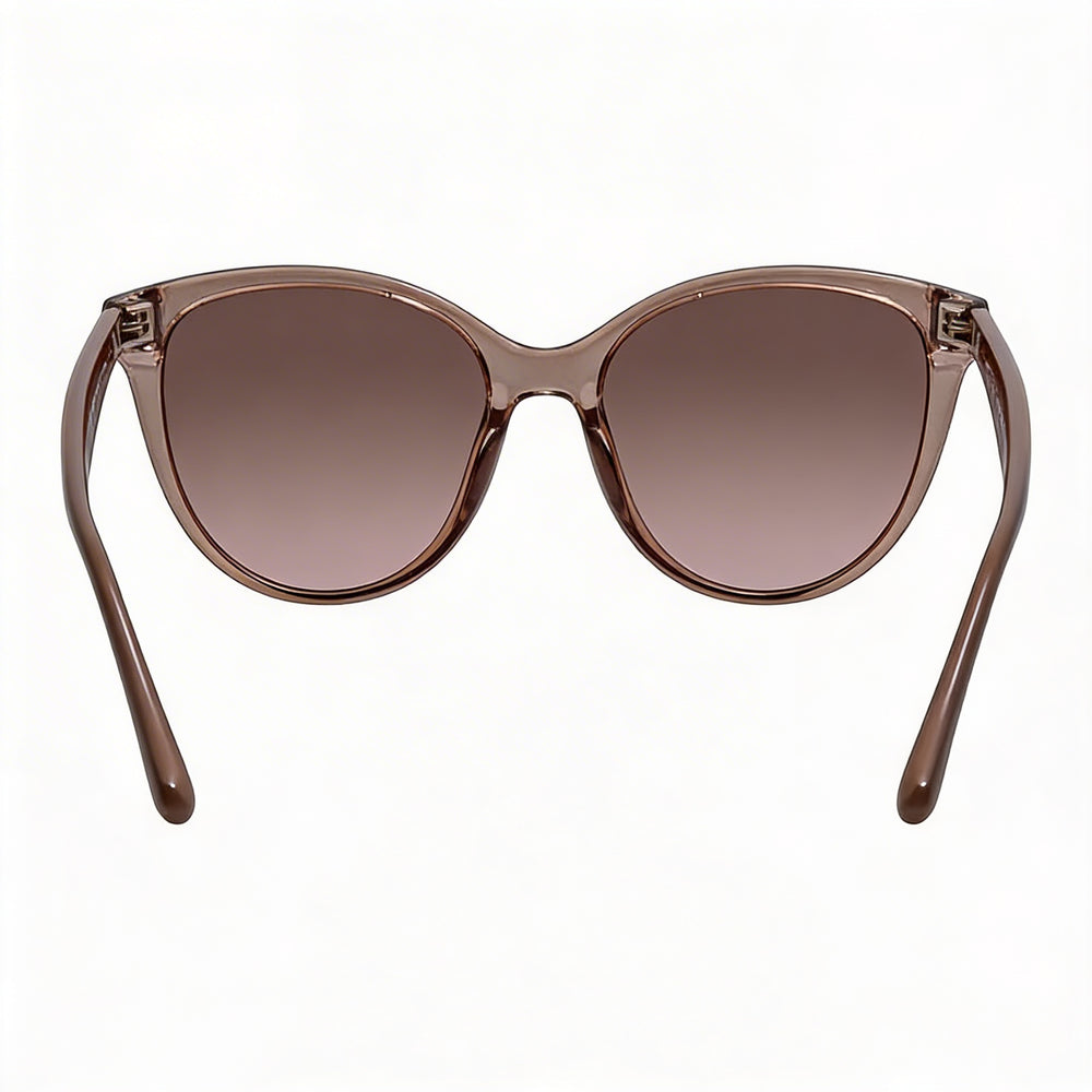 Gafas de sol ojo de gato para mujer Ferragamo, plástico beige, protección UV 54