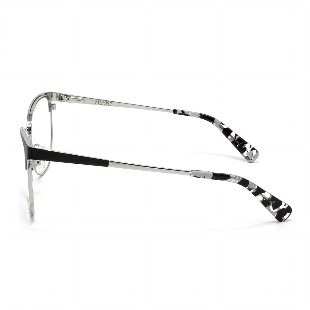 Gafas ópticas Kenneth Cole Kc0877 para mujer con montura de metal negro mate y lentes transparentes, talla 53-16-145