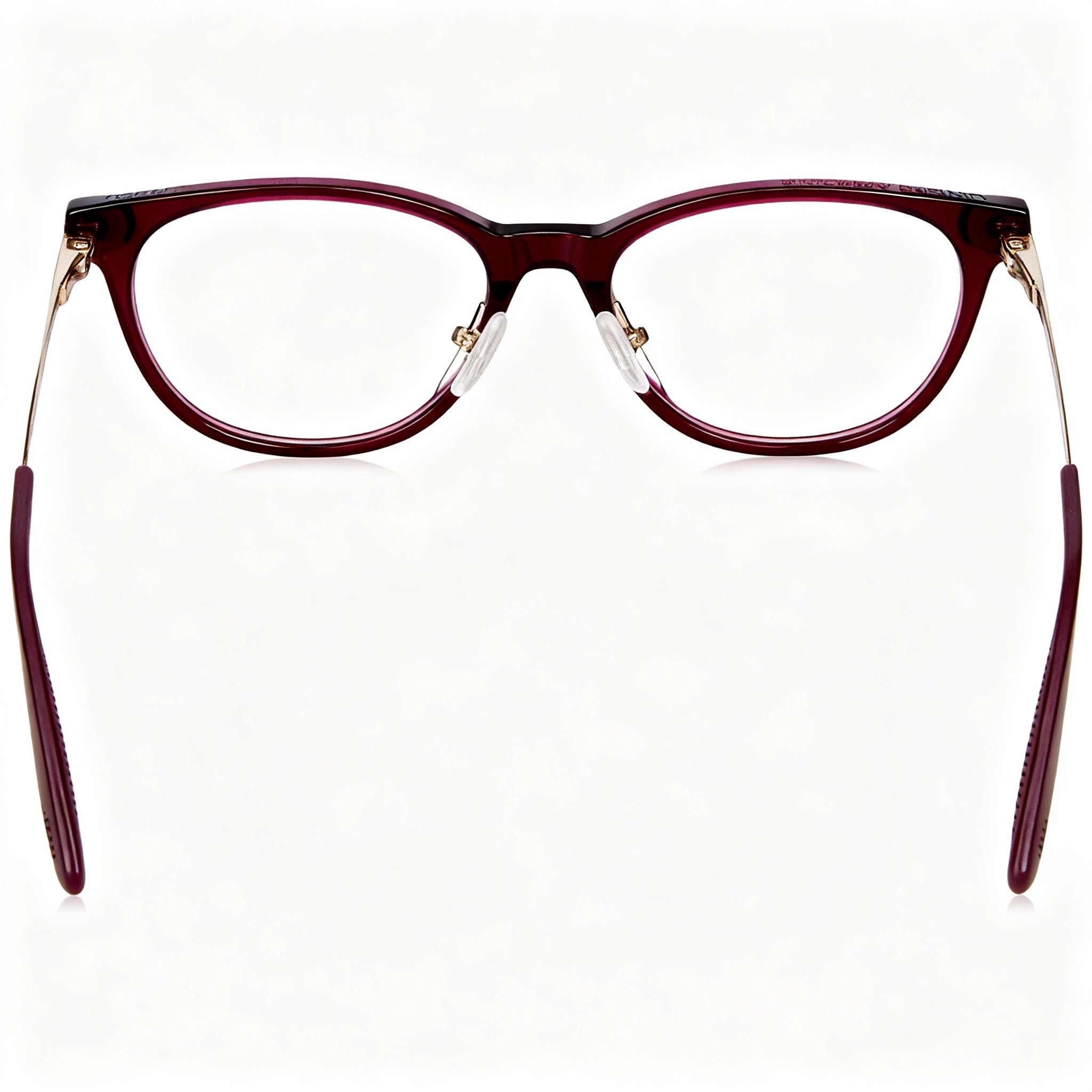 Under Armour Women's Ua 5028 Crystal Red Acetate Rectangular Optical Frames 52mm