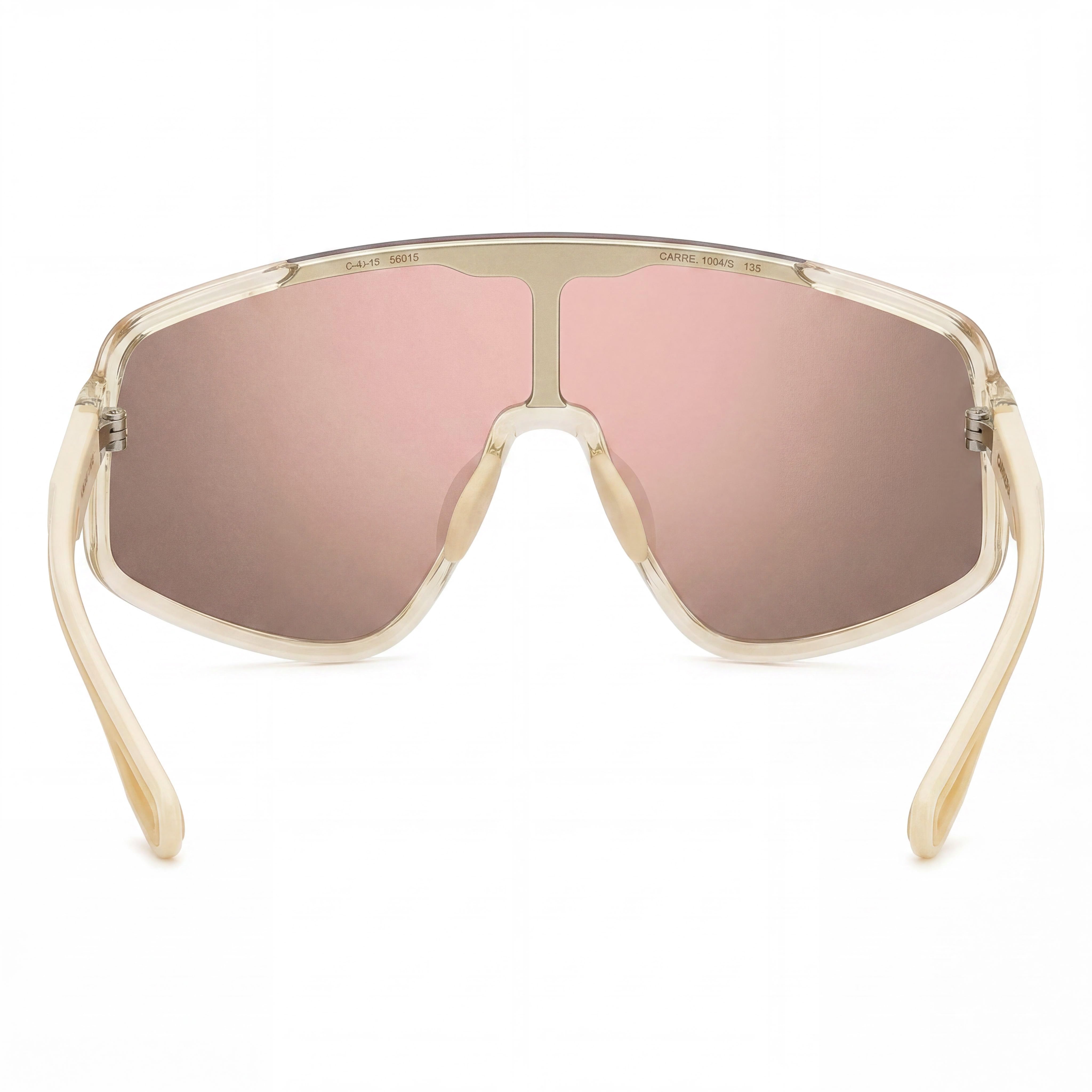 Carrera Casual Men's Crystal Beige Eco Polyamide Frame Rose Gold Multilayer Lens UV Protection Sunglasses 99-01-135, Photo 3