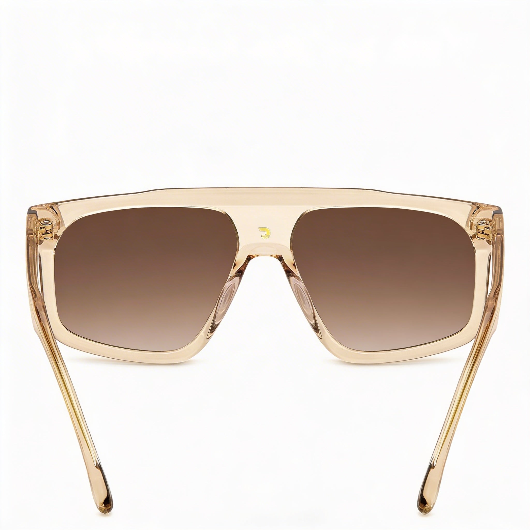 Carrera Contemporary 1061/S Unisex Acetate Sunglasses Beige Frame Brown Shaded Lenses UV Protection 59mm, Photo 4