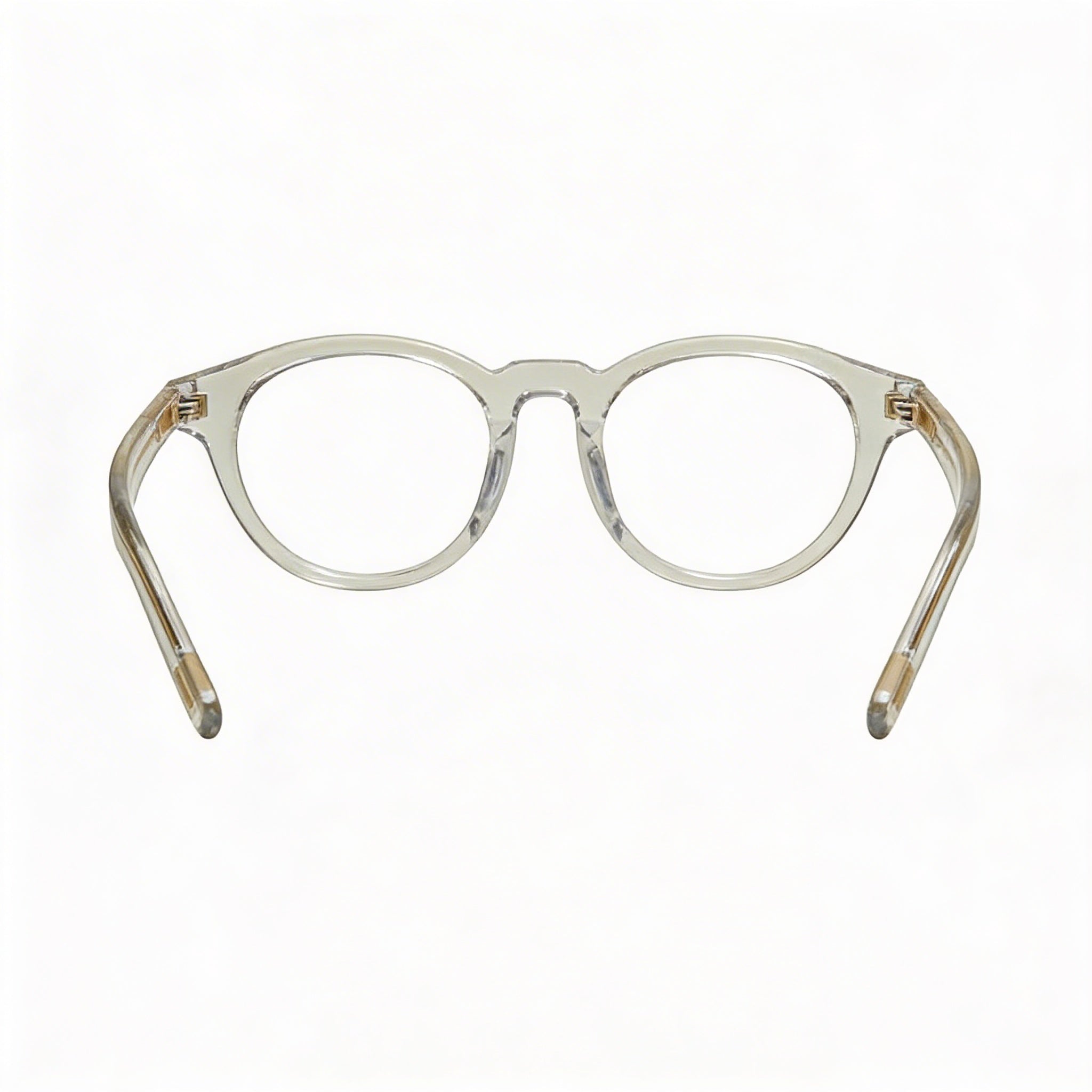 Tom Ford FT5931-D-B Men's Full Rim Round Plastic Frame Eyeglasses Crystal Blue Block 49-21-145, Photo 3