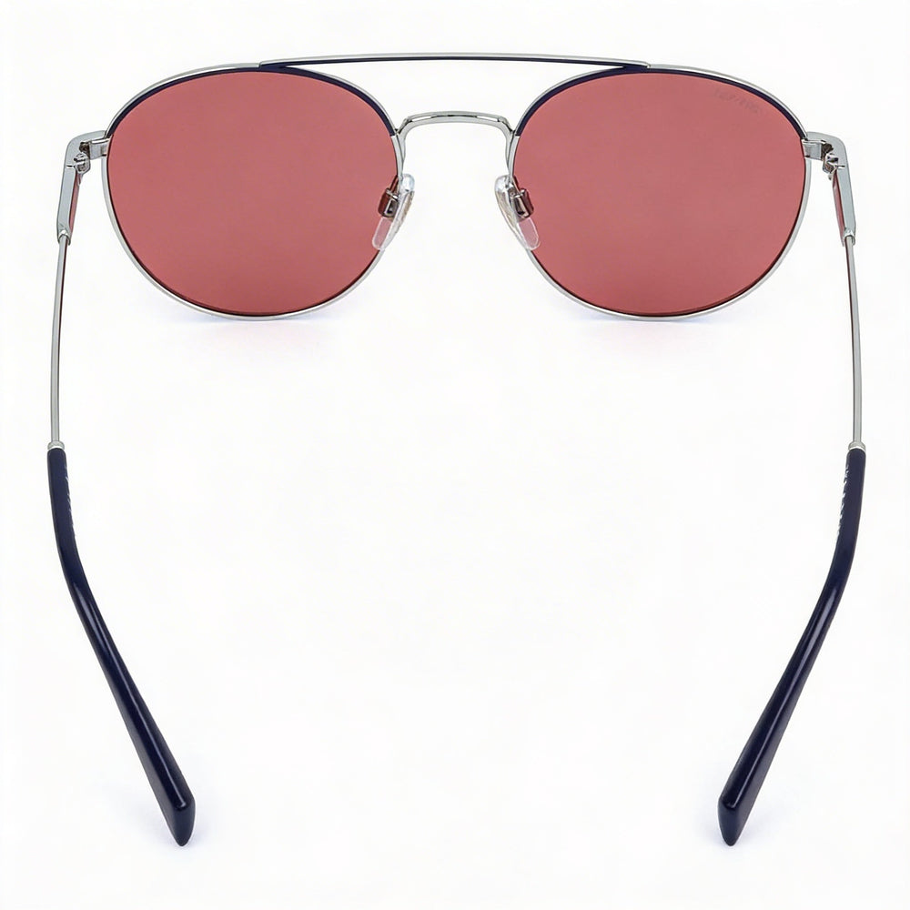 Gafas de sol unisex Levi's Lv 1013/S Pilot de montura completa, acero inoxidable color plata paladio, lentes de 54 mm