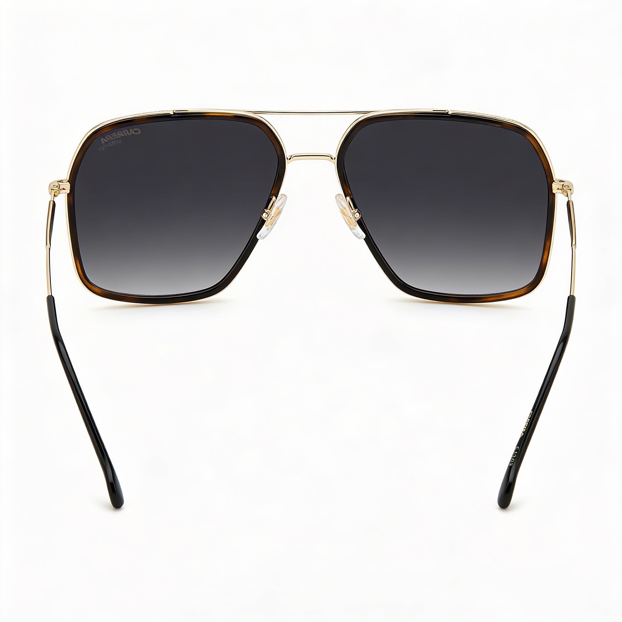 Gafas de sol Carrera 273/S Unisex Habana de acero inoxidable sin polarizar de 59 mm con lentes degradadas gris oscuro y protección UV, Photo 3