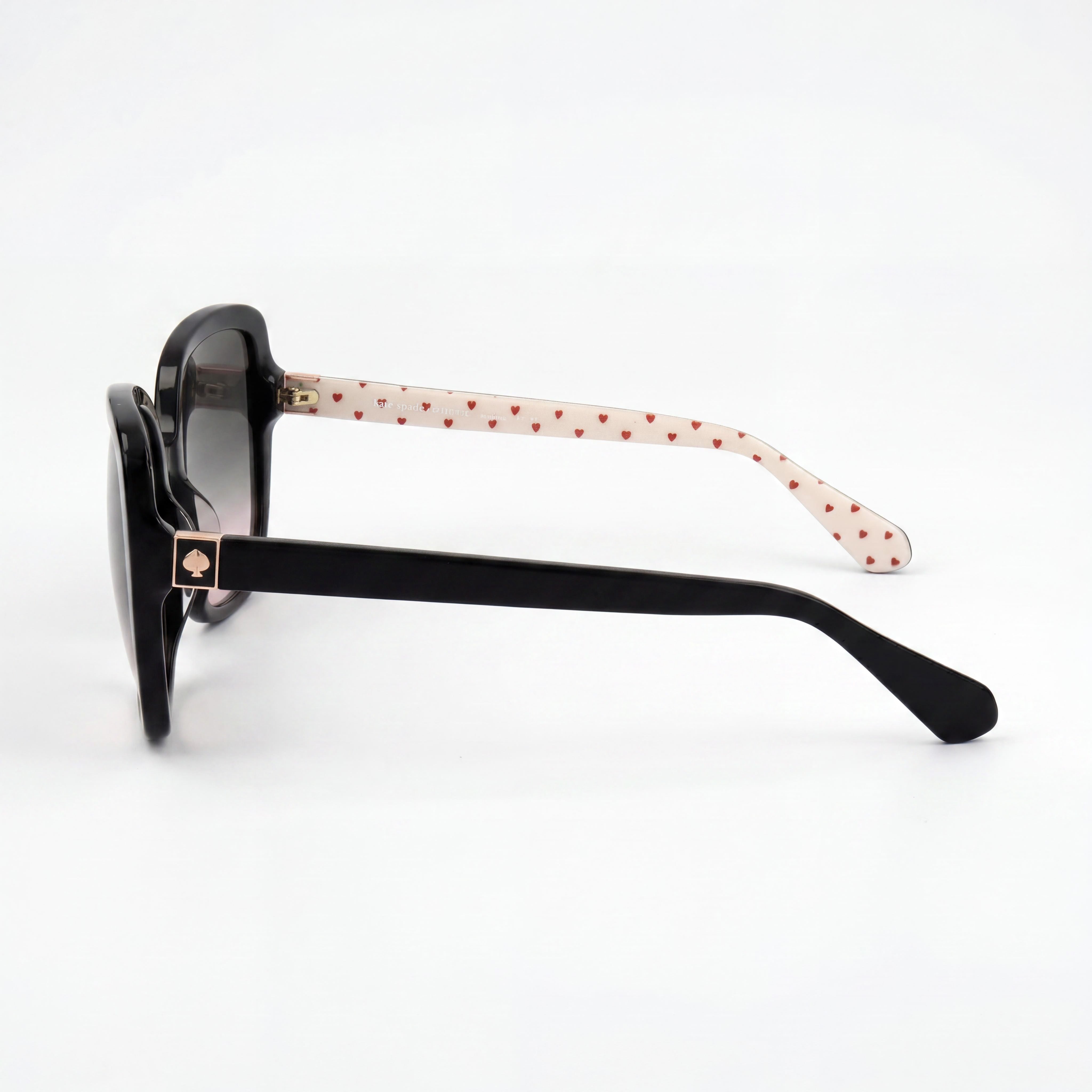 kate spade new york Wilhemina/S Gafas de sol de plástico rosa sombreado verde negro para mujer con protección UV 300, listas para receta, 55 mm, Photo 3