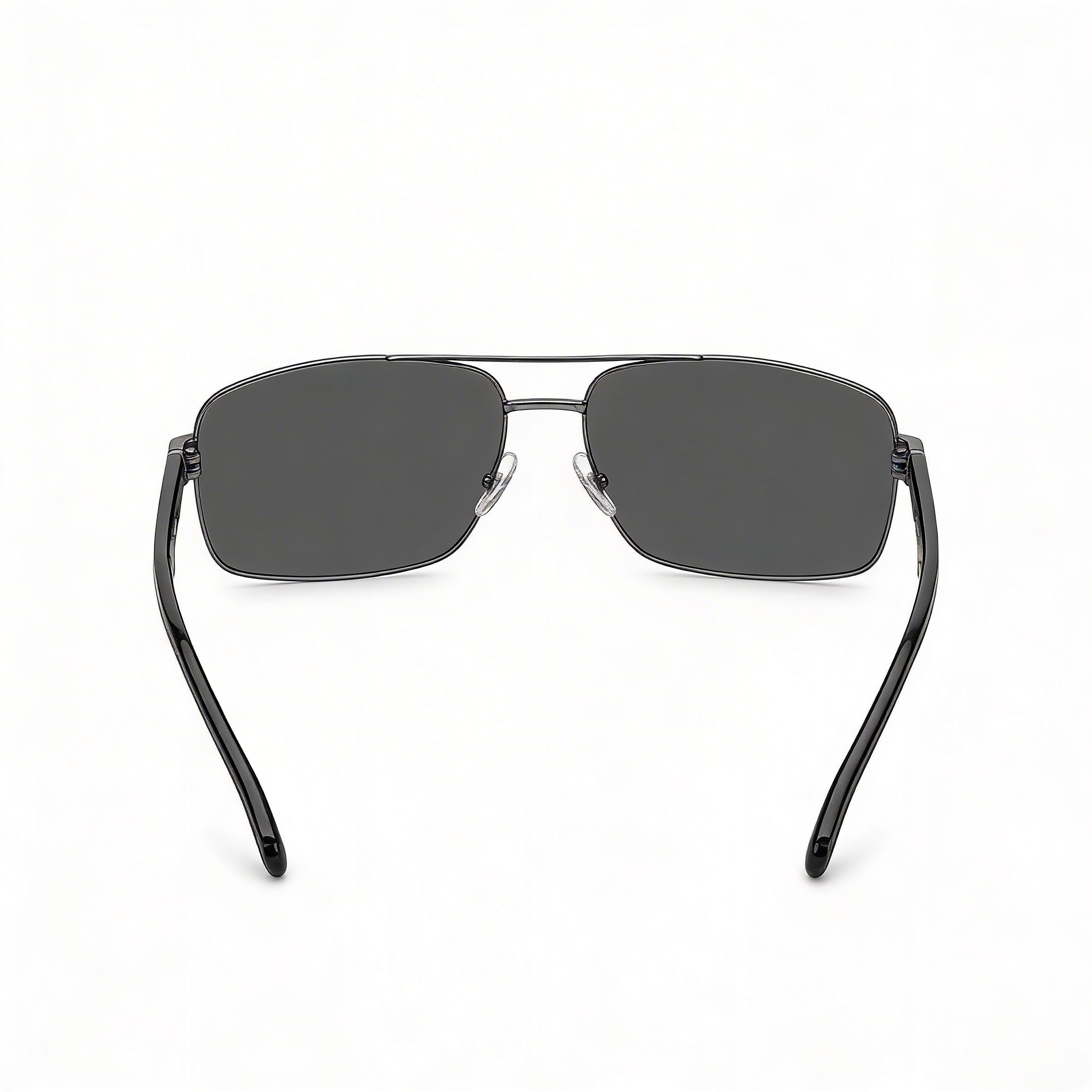 Carrera Casual Unisex Stainless Steel Frame Dark Ruthenium Polycarbonate Lenses Sunglasses with UV Protection 61mm, Photo 4