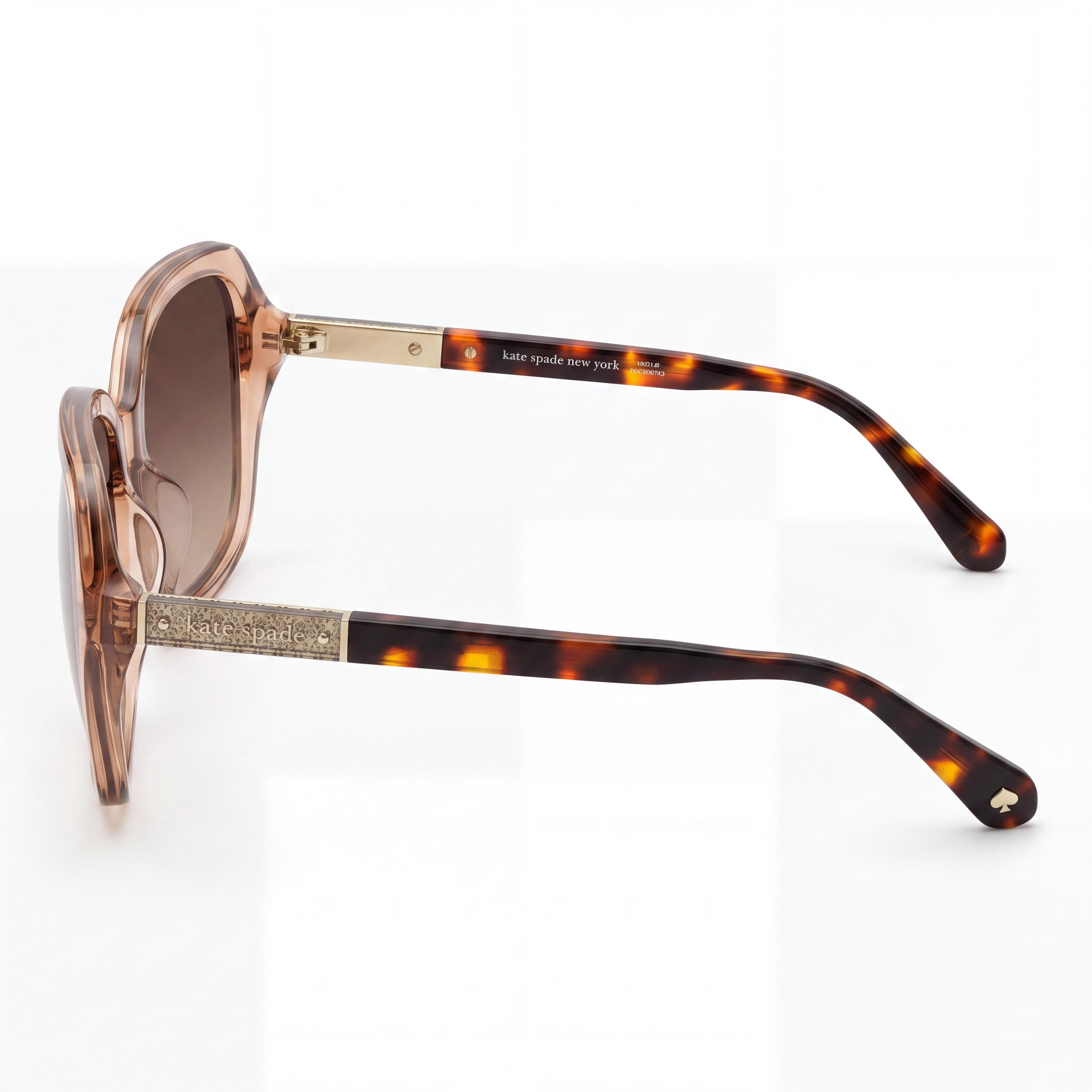 kate spade new york Yvette/S Women's Acetate Frame UV Protection Non-Polarized Sunglasses Brown Gradient 54mm, Photo 3